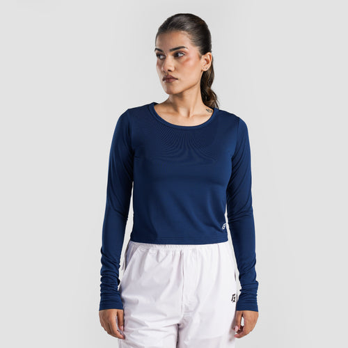 W024 Long Sleeves Tee (Blue)