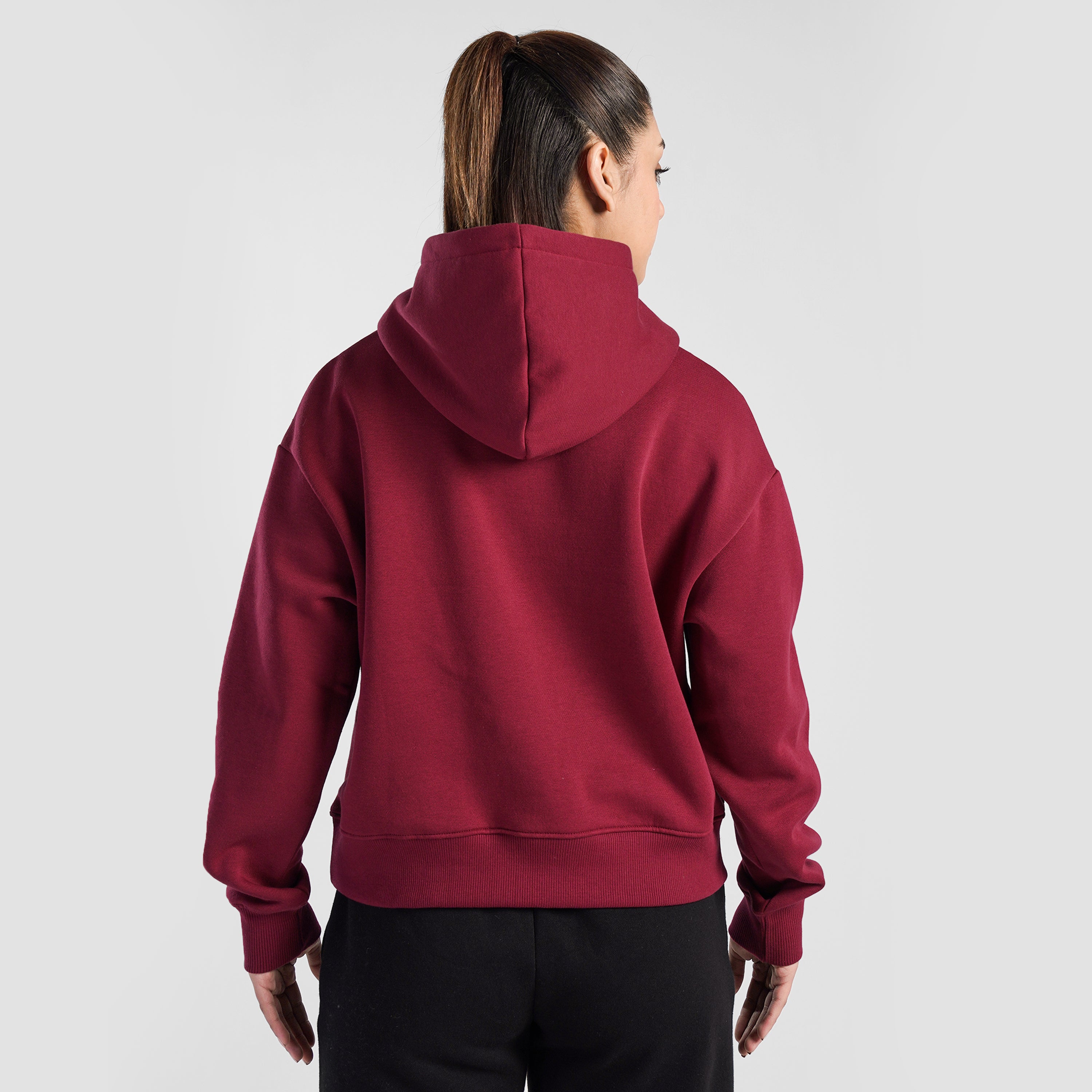 Essential Active Regular Hoodie (Maroon)