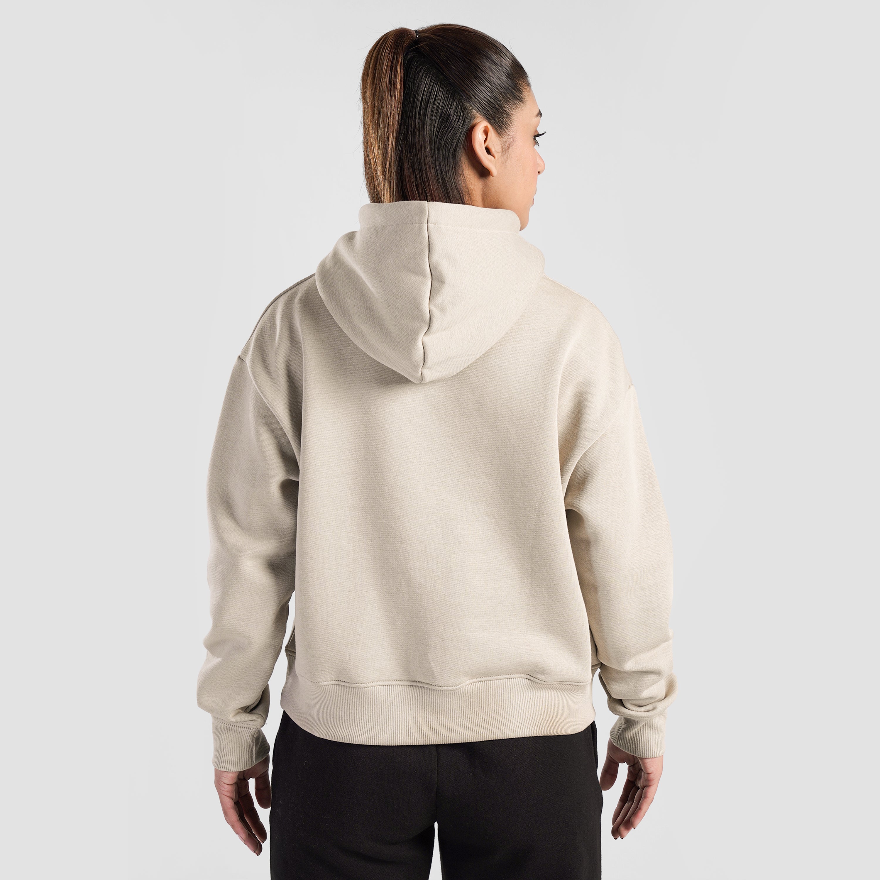 Essential Active Regular Hoodie (Beige)