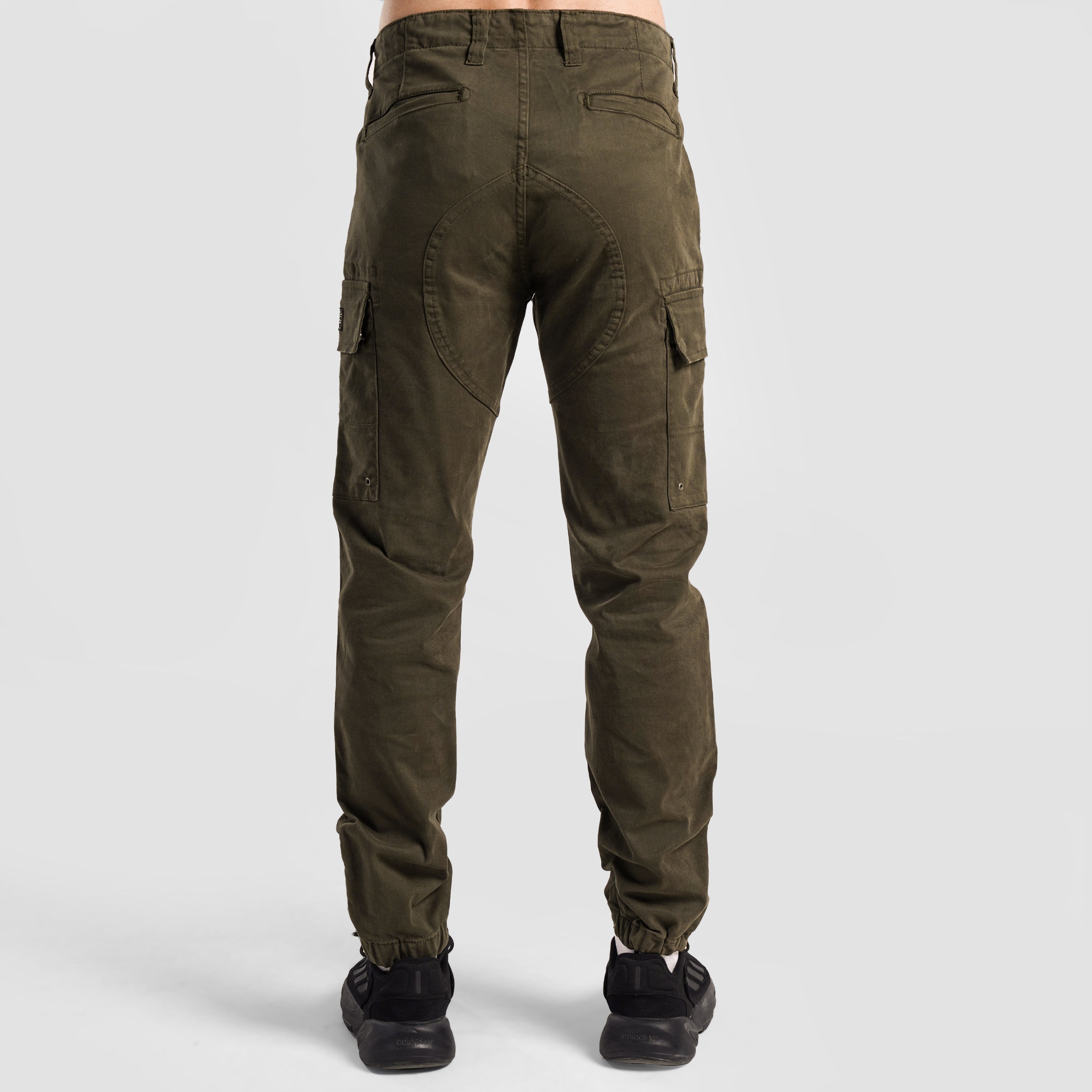 Trek Printed Cargo Joggers (Olive)