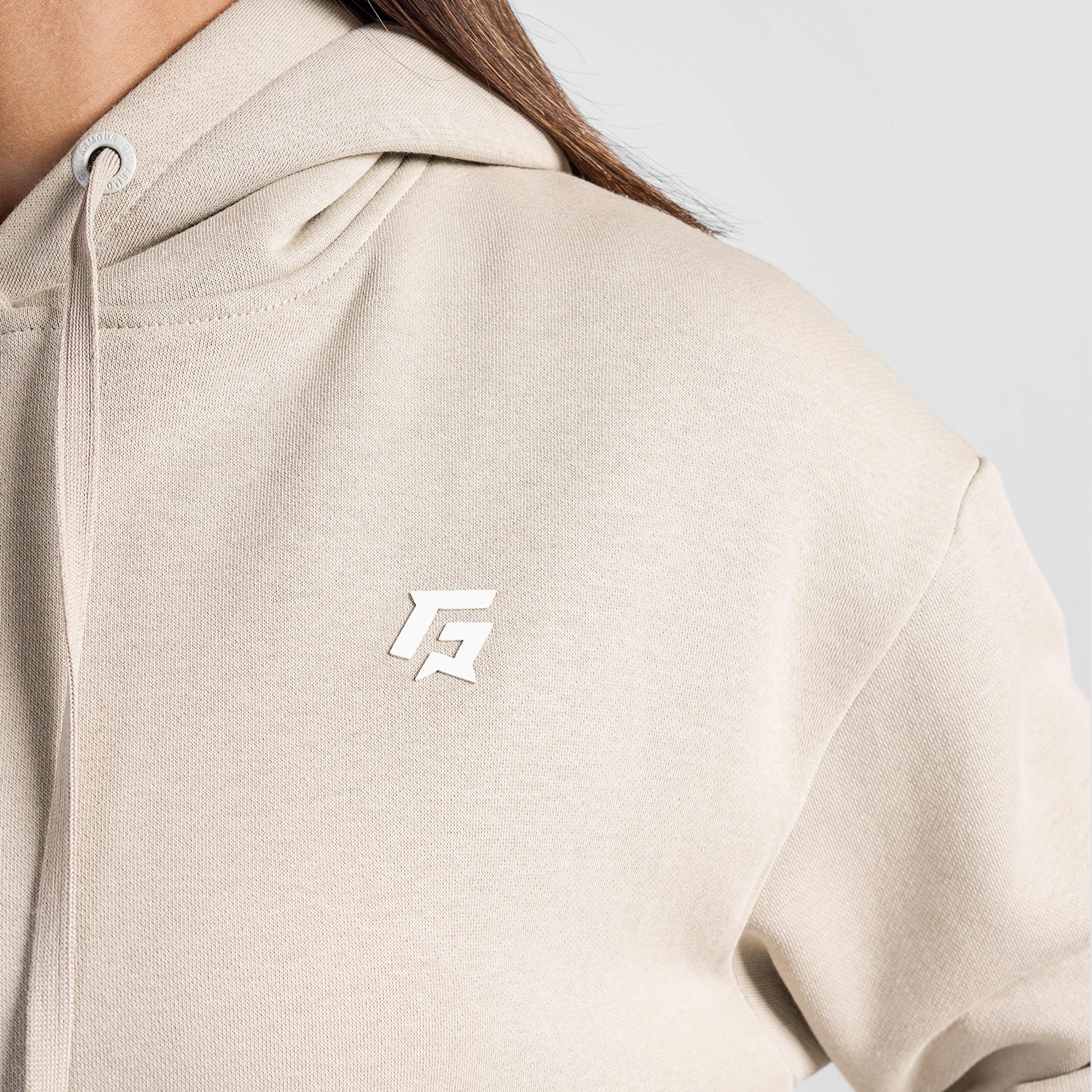 Essential Active Regular Hoodie (Beige)