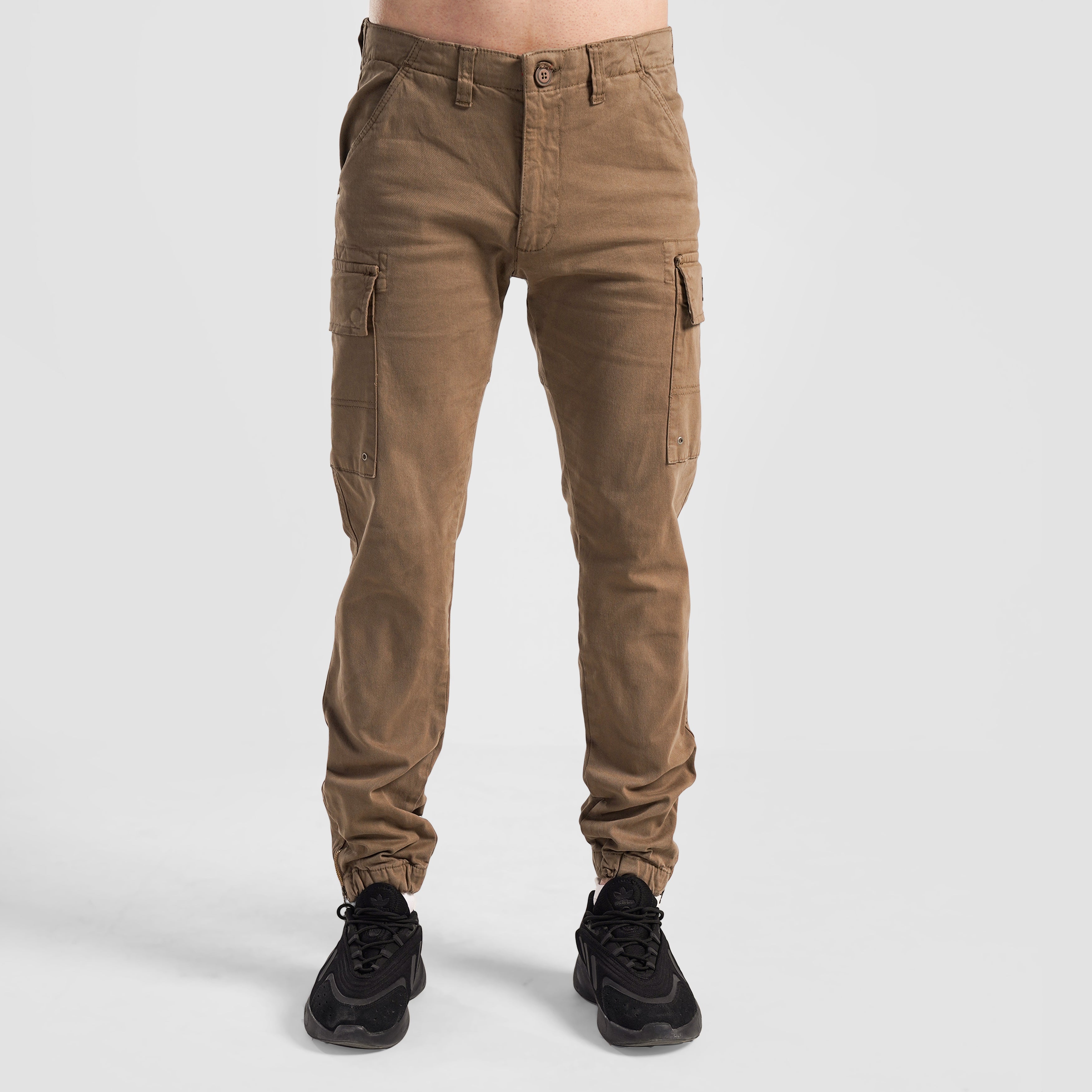 Trek Solid Joggers (Beige)