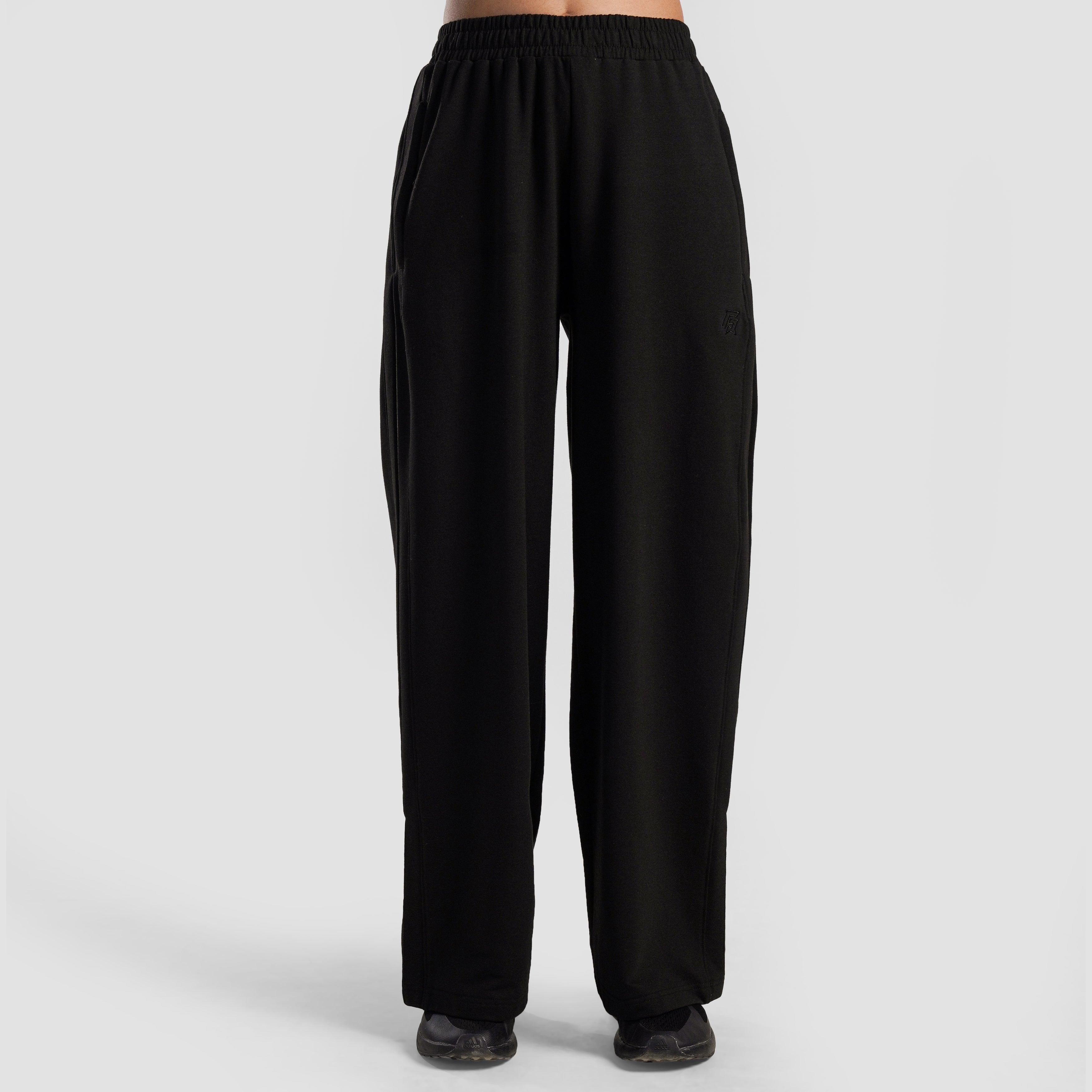 Inverse Wide Trousers (Black)