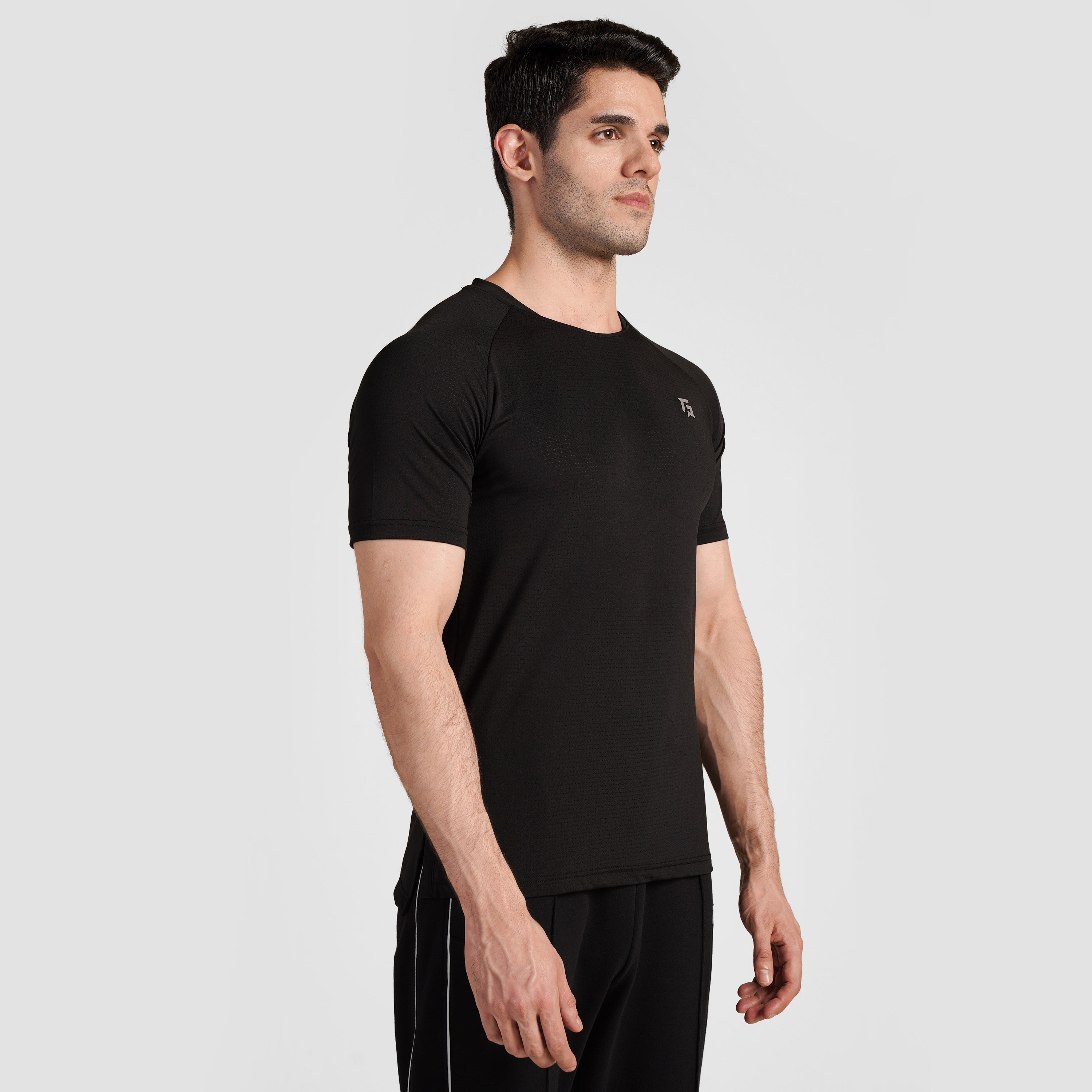 Mesh Motion Tee (Black)