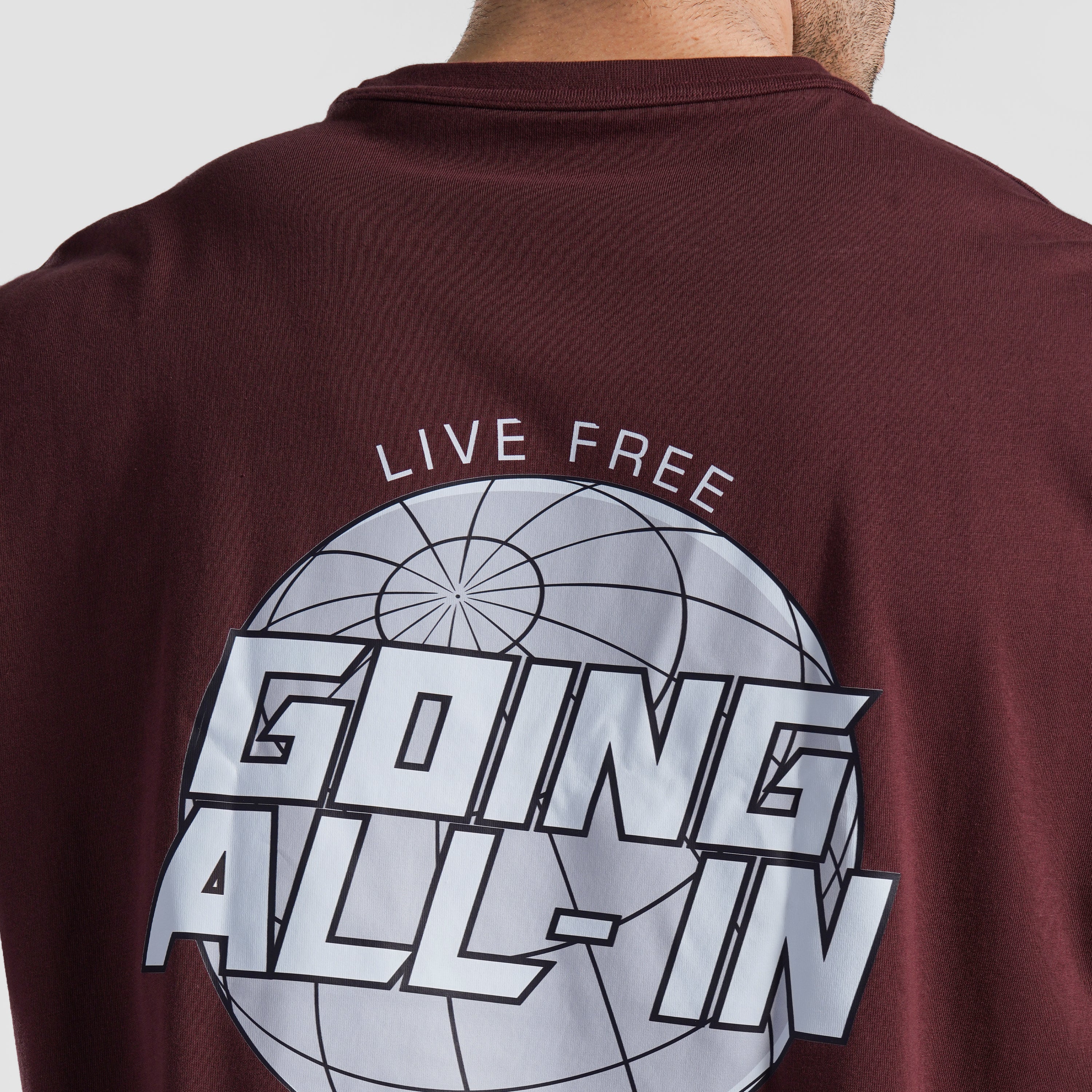 Live Free Jersey (Burgundy)