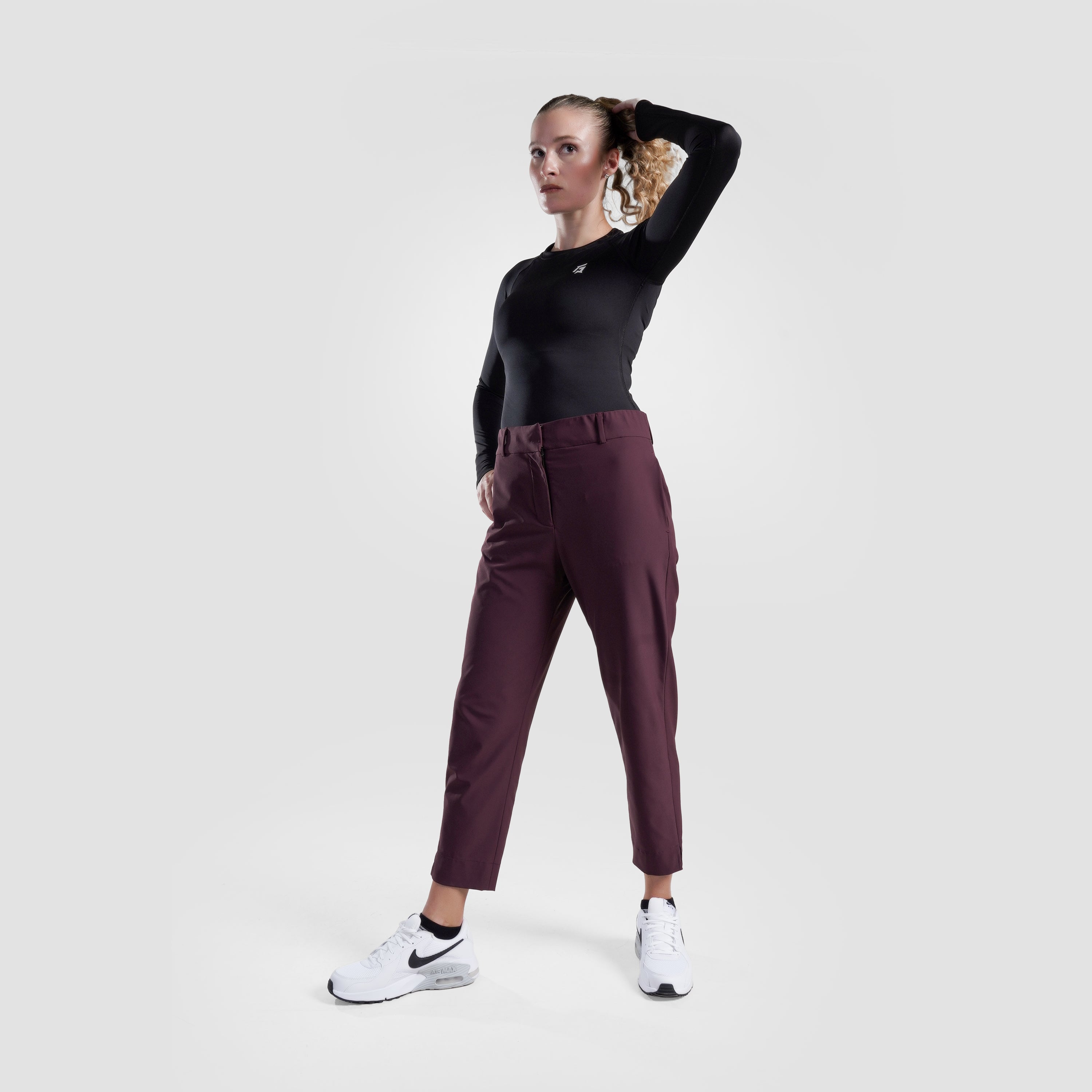 GA Women Pants (Burgundy)