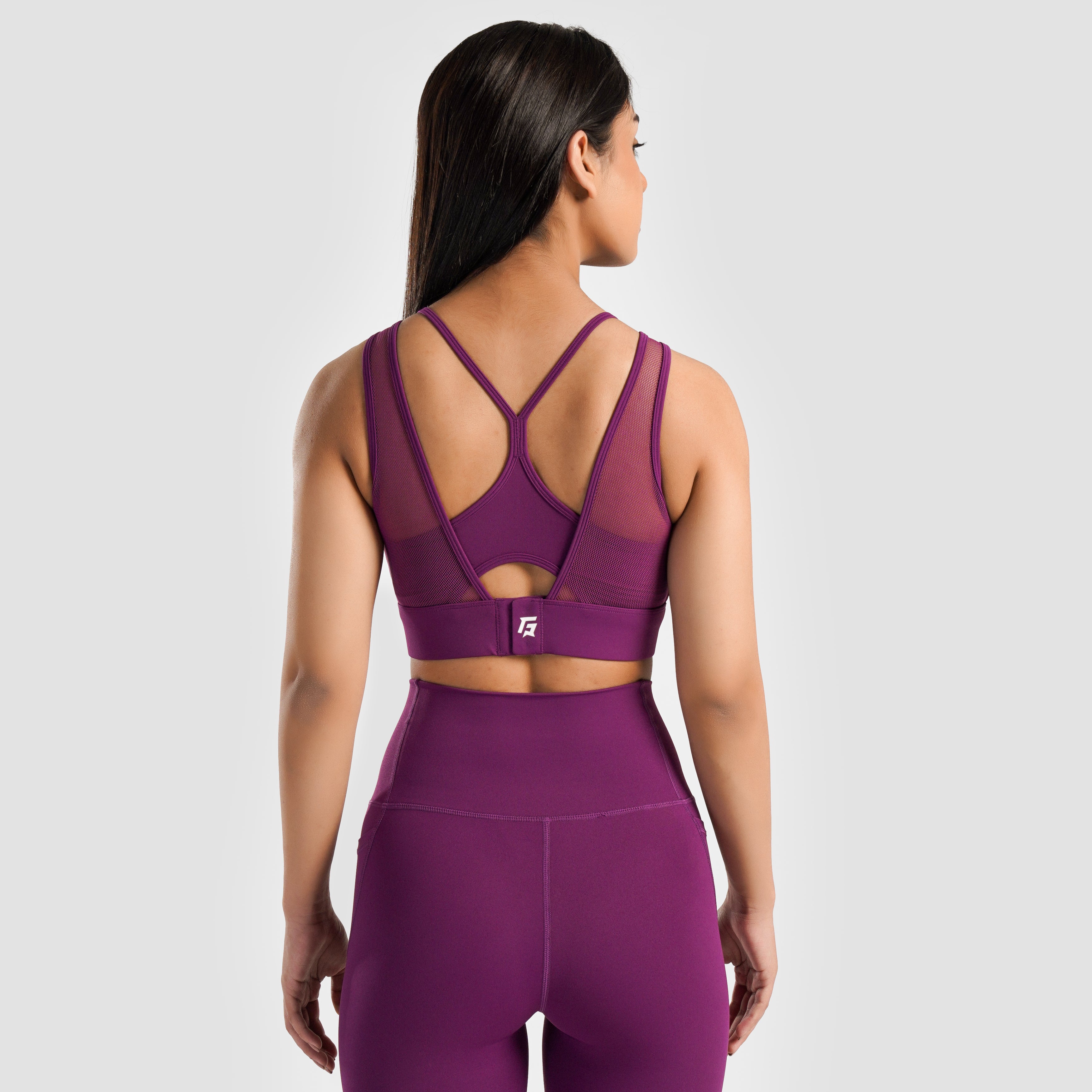 Empower Sports Bra (Dark Pink)