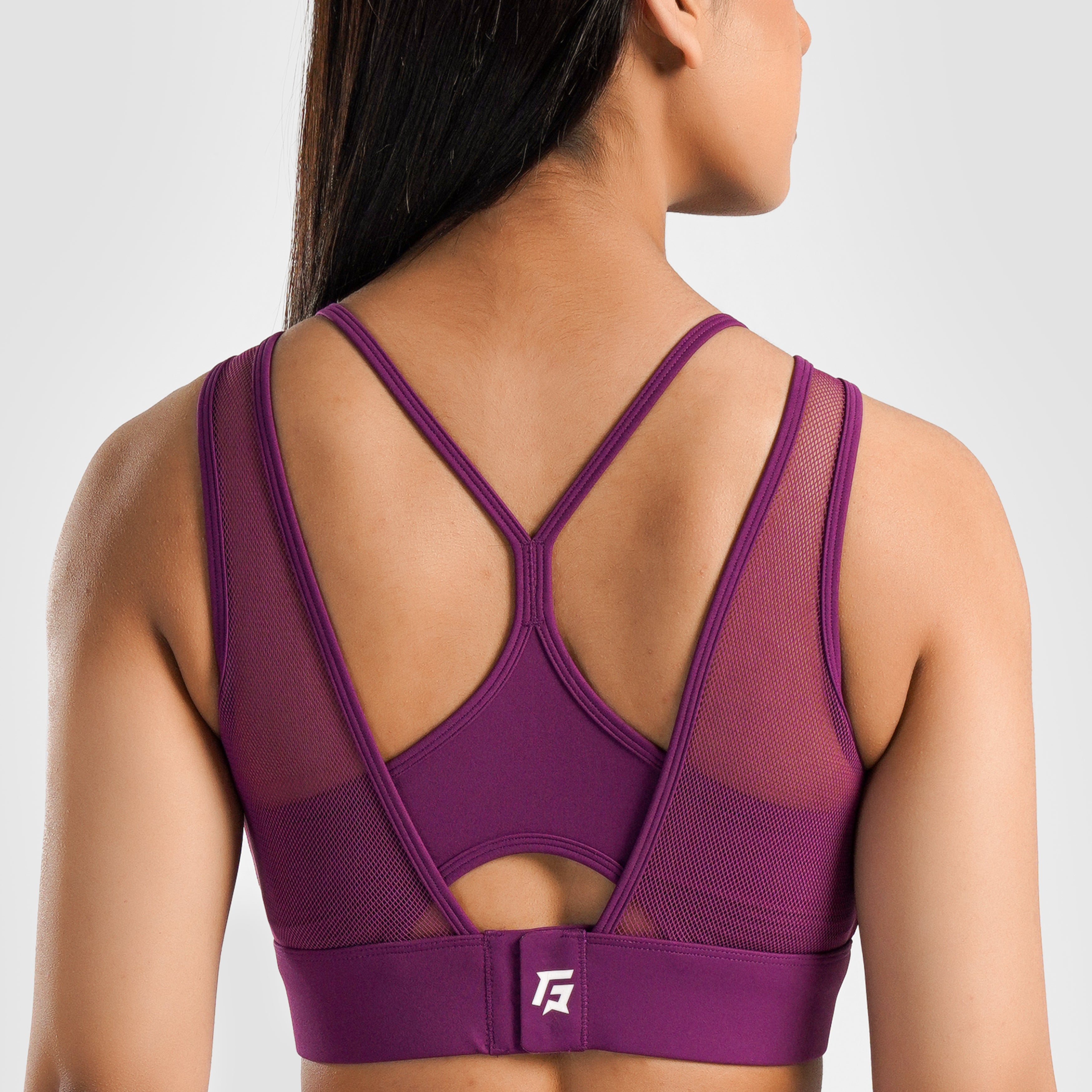 Empower Sports Bra (Dark Pink)