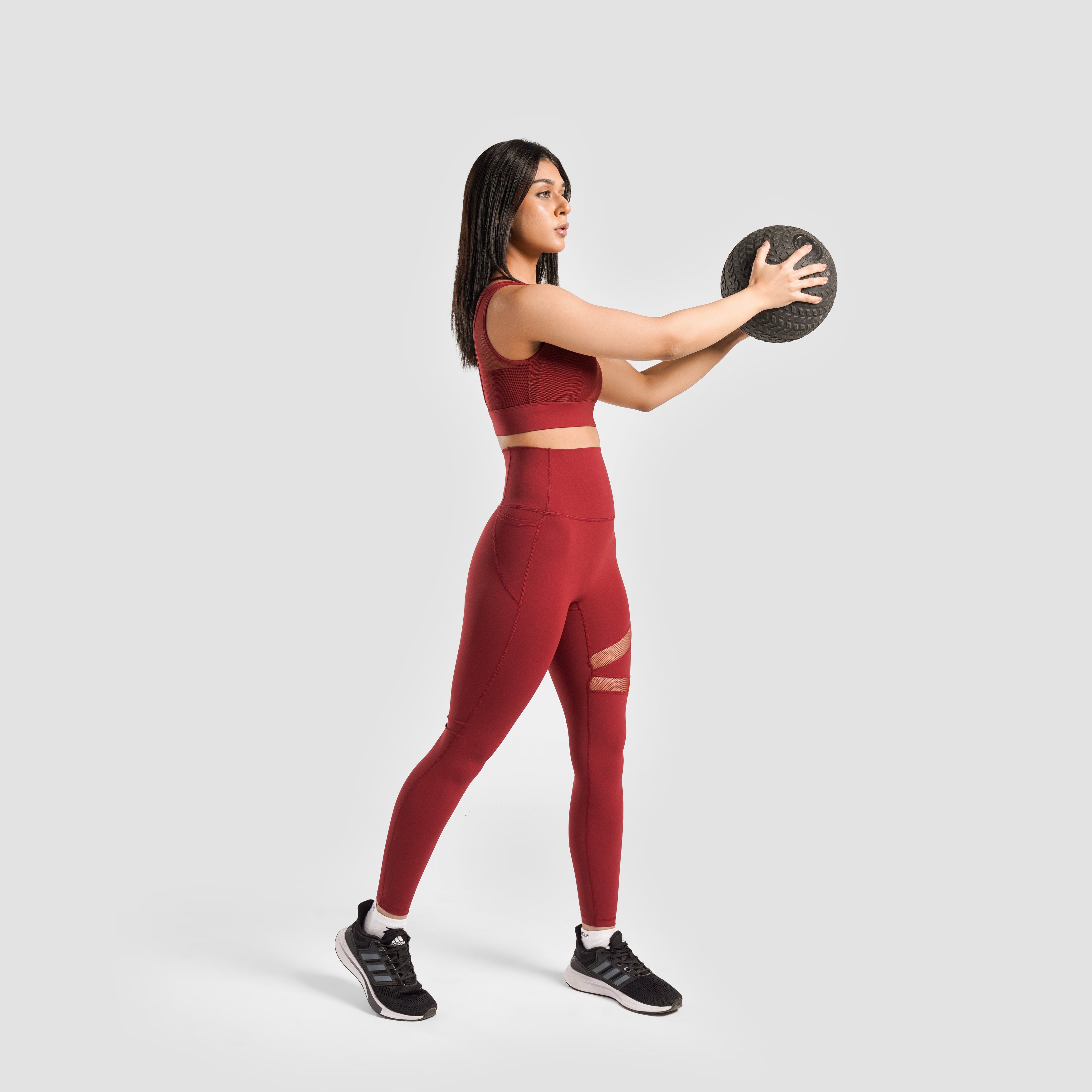 Empower Sports Bra (Red)