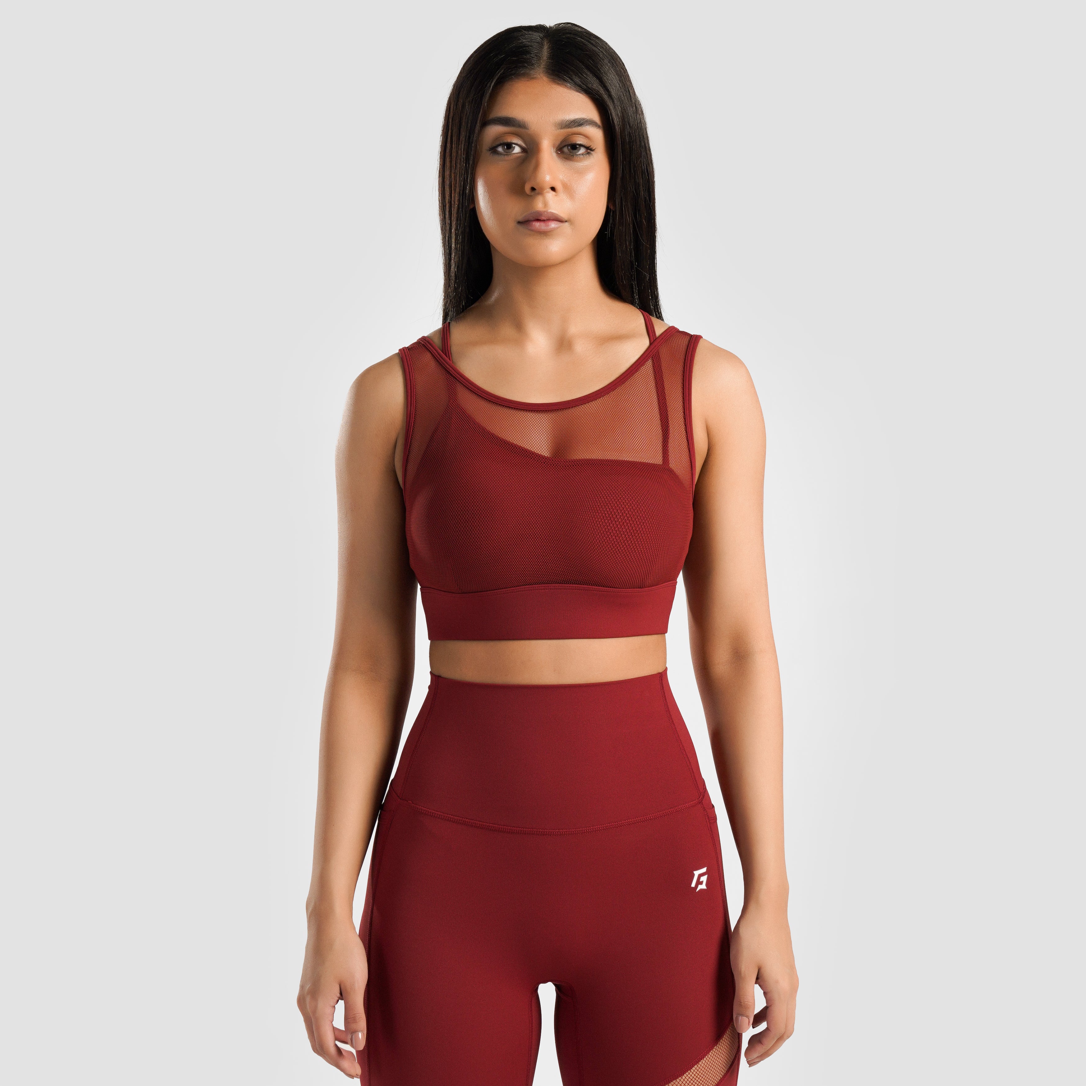 Empower Sports Bra (Red)