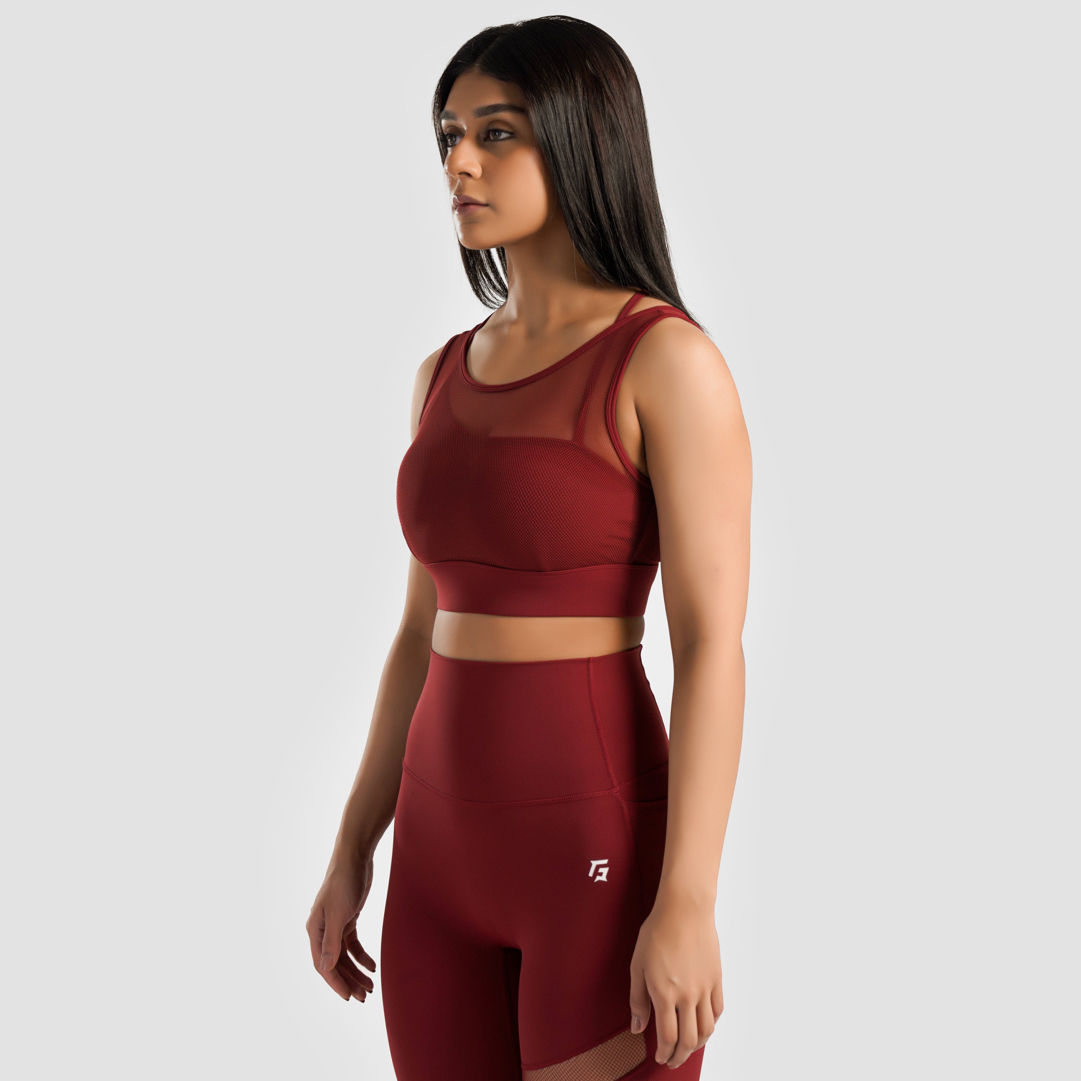 Empower Sports Bra (Red)