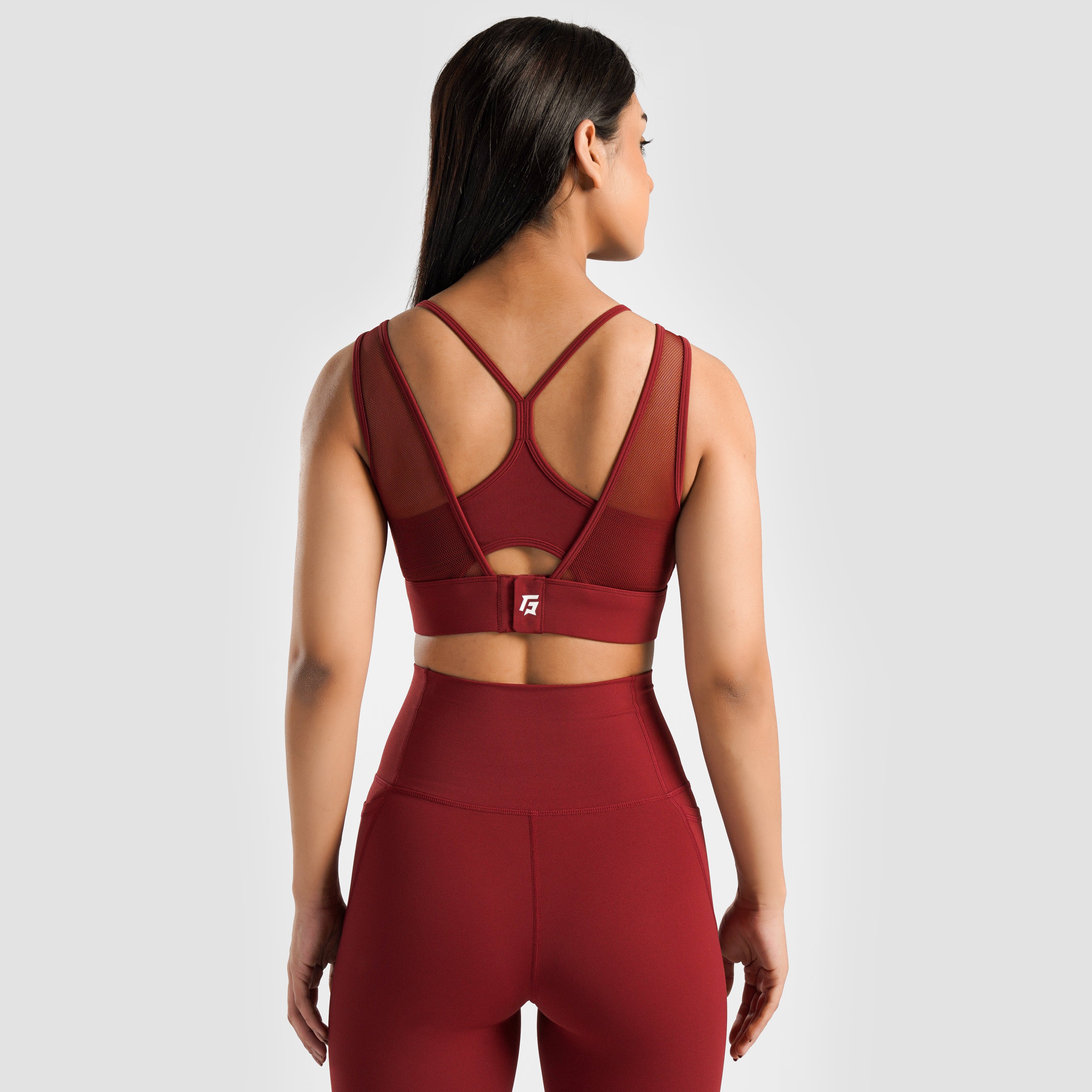Empower Sports Bra (Red)