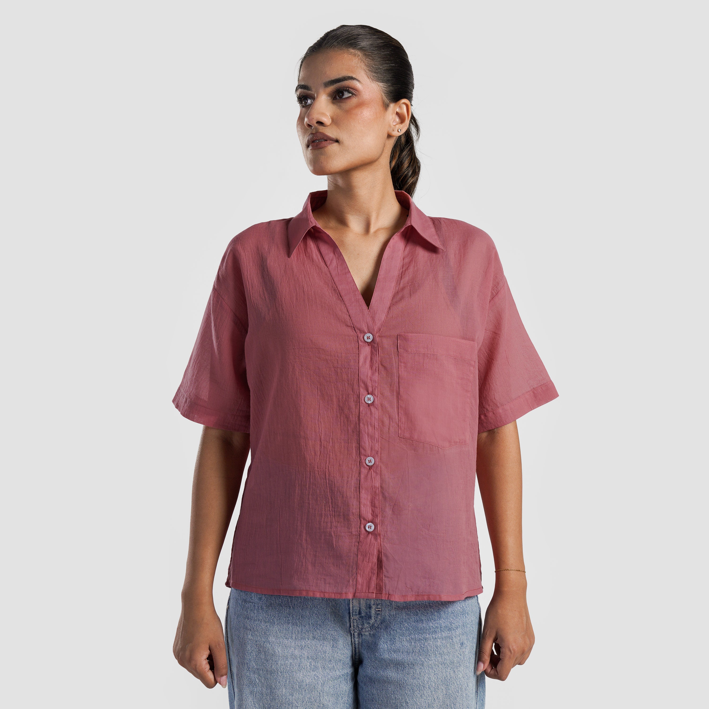 GA-I Textura Shirt (Rose Pink)