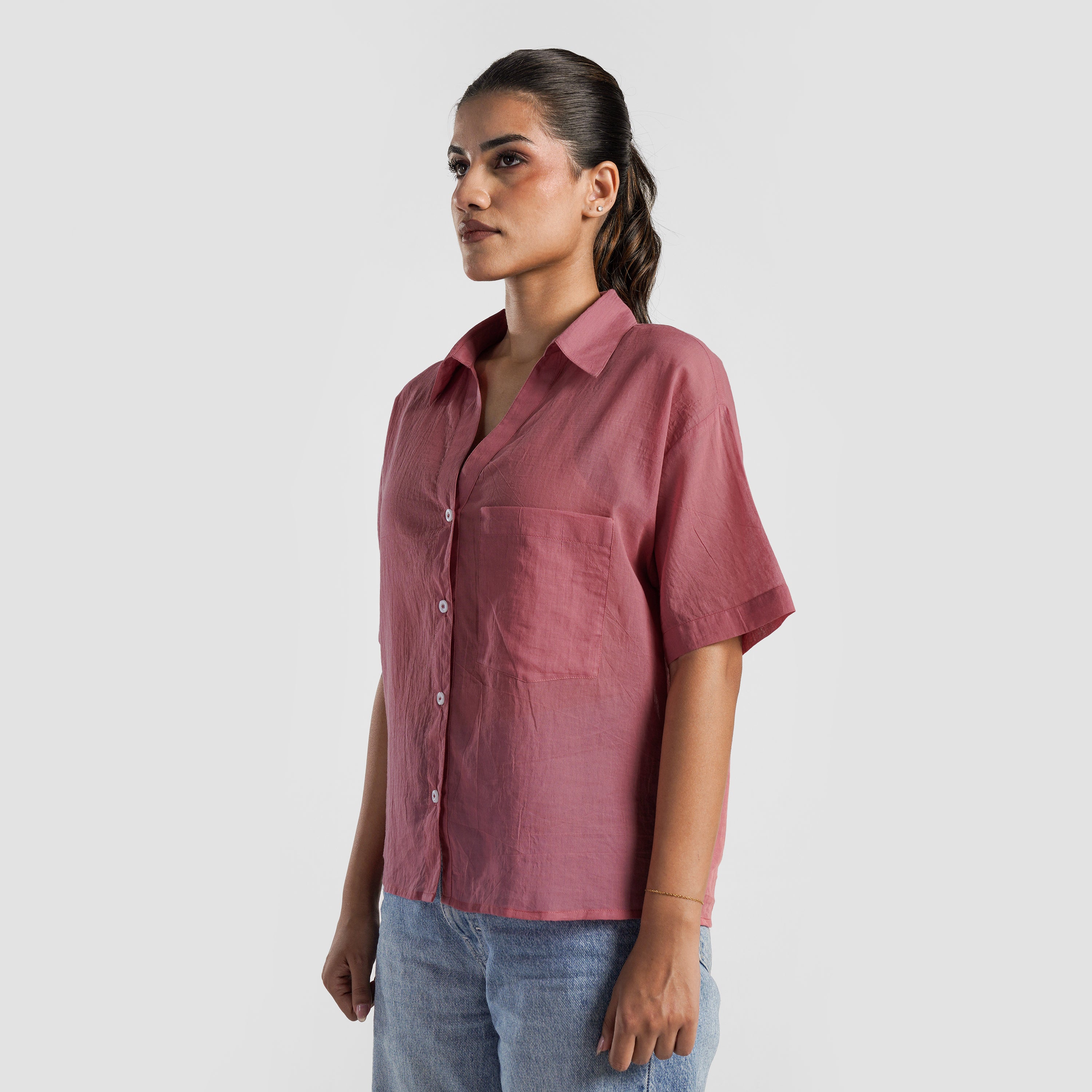 GA-I Textura Shirt (Rose Pink)