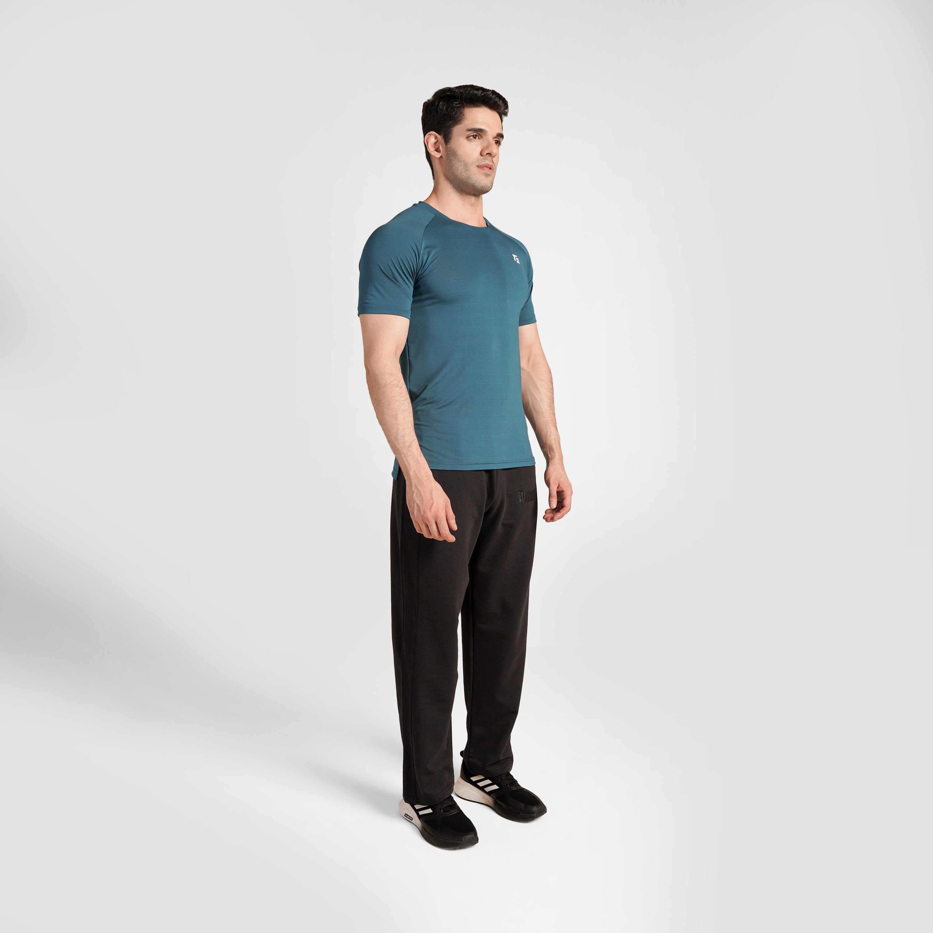 Mesh Motion Tee (Teal)