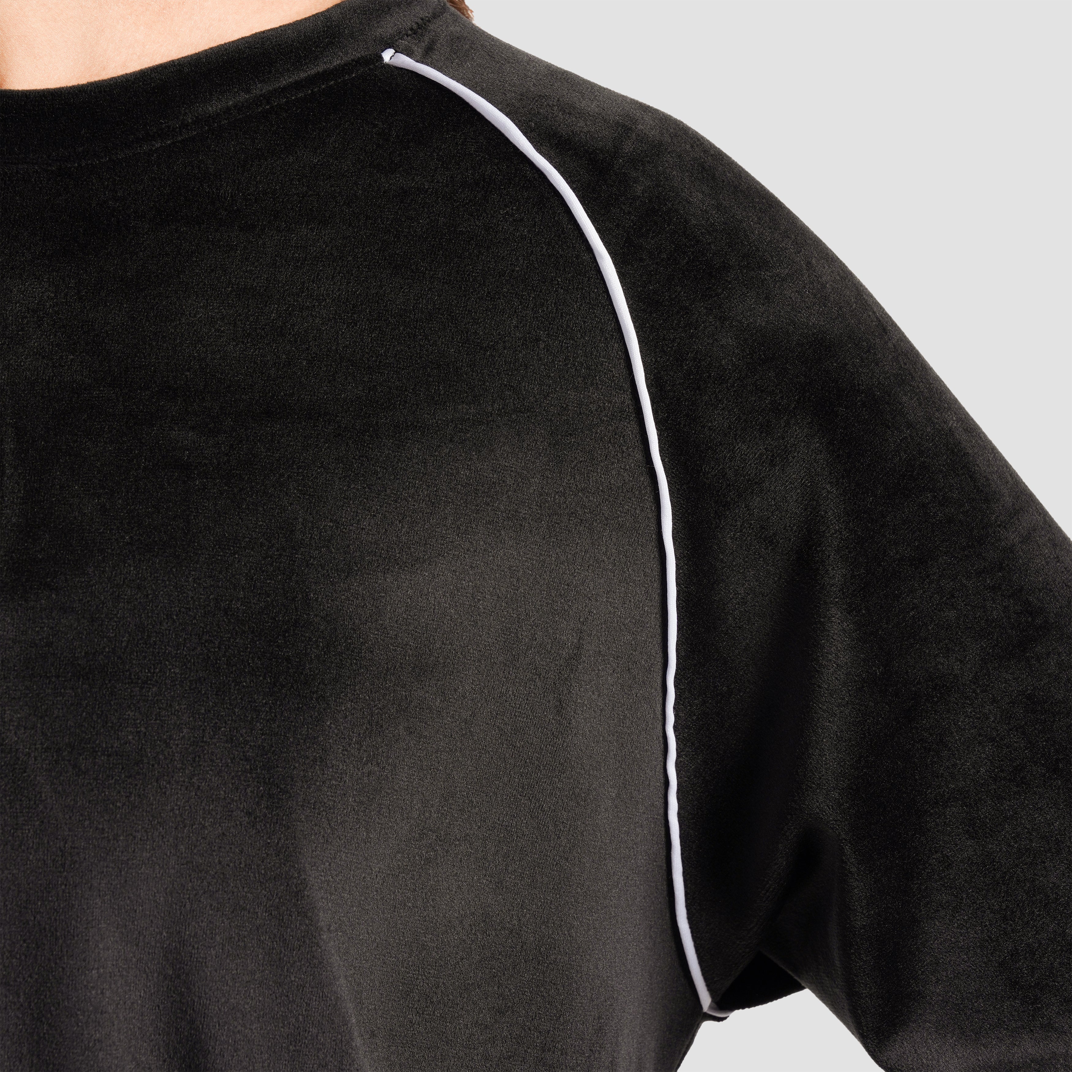 Velour SweatShirt (Black)