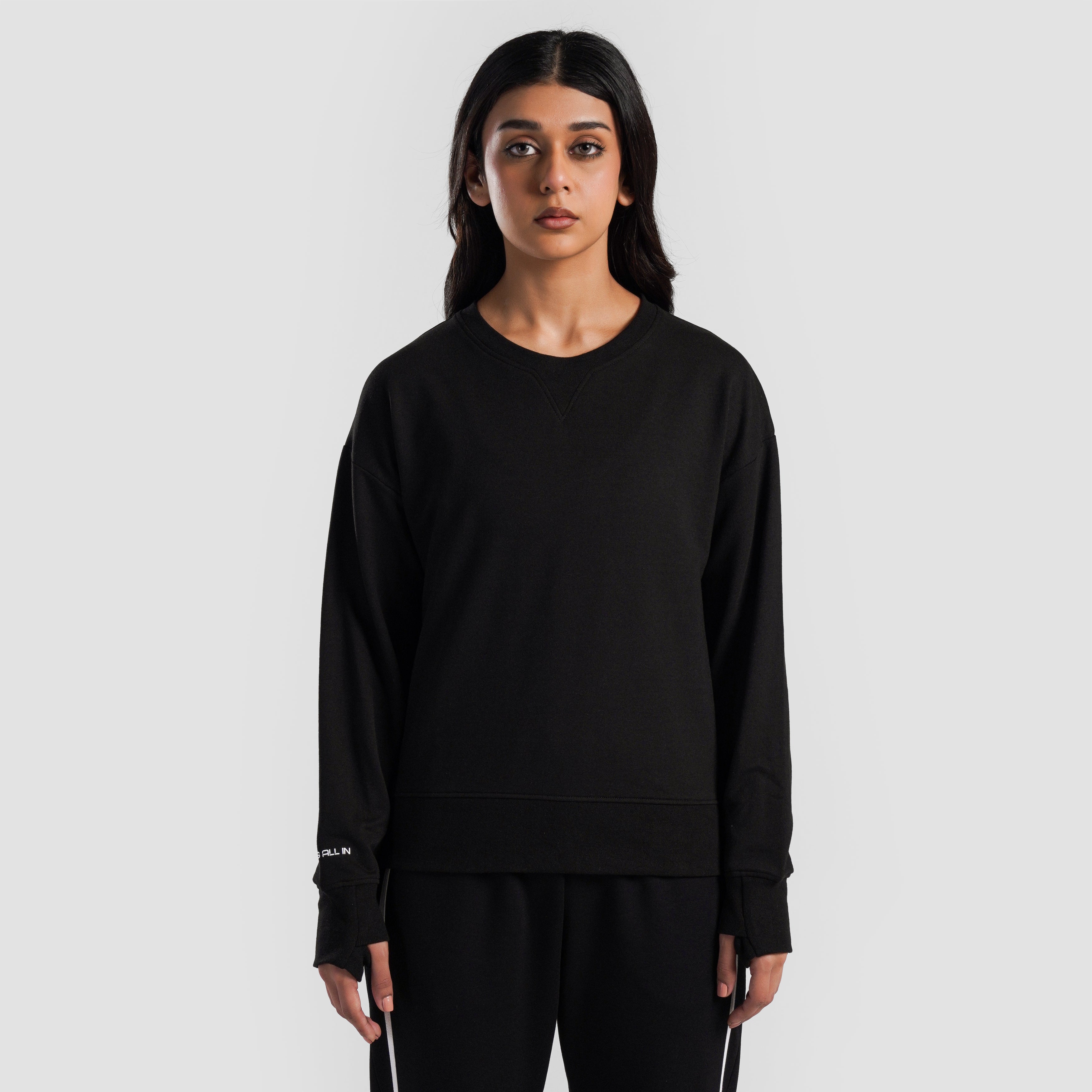 Elevate Core SweatShirt (Black)