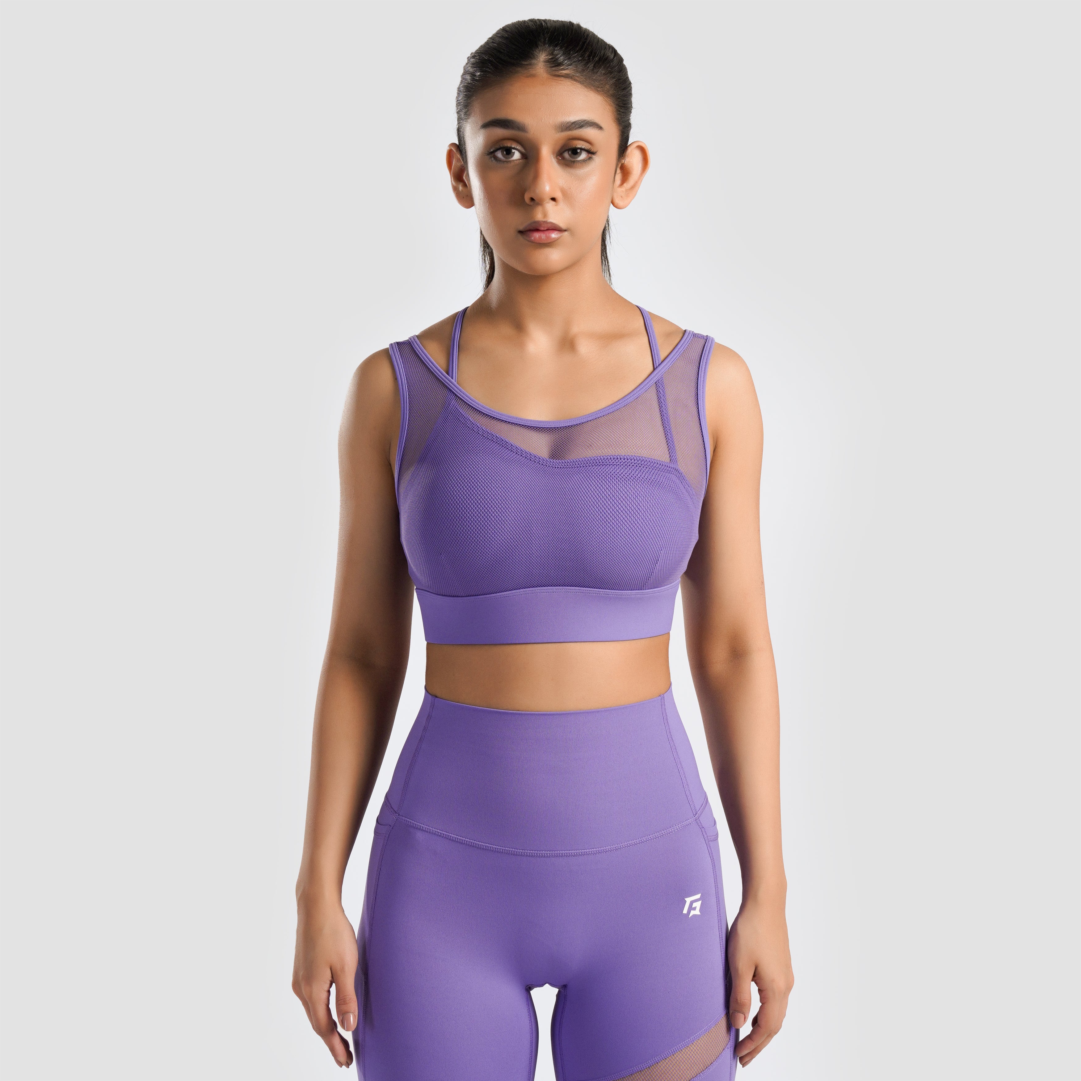 Empower Sports Bra (Purple)