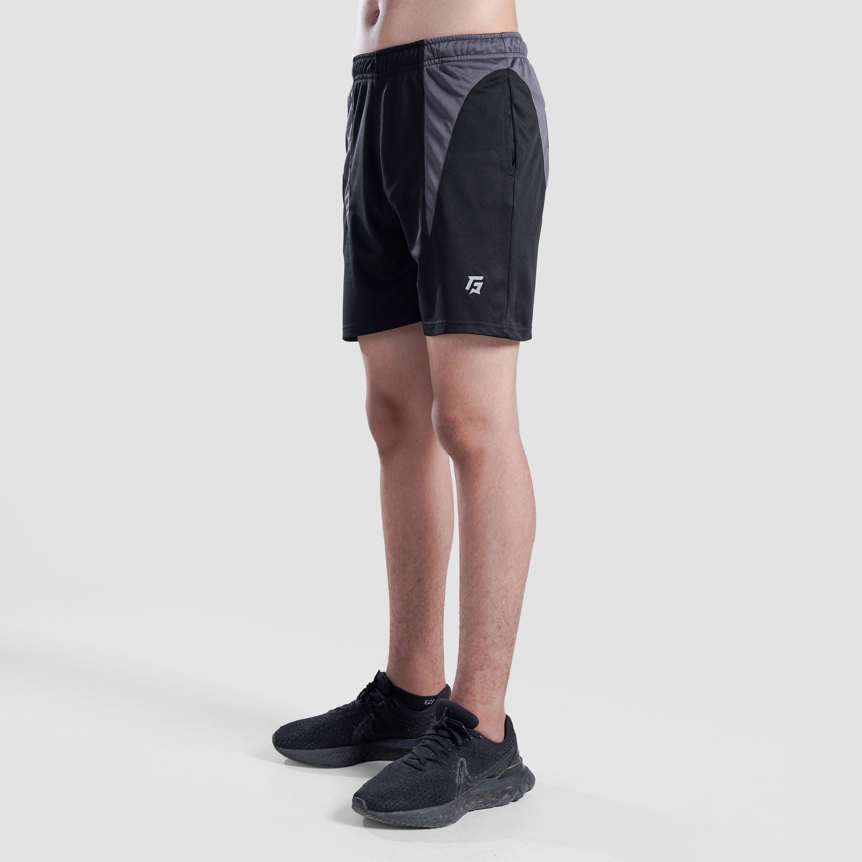 Youth Active Flow Shorts (Black)