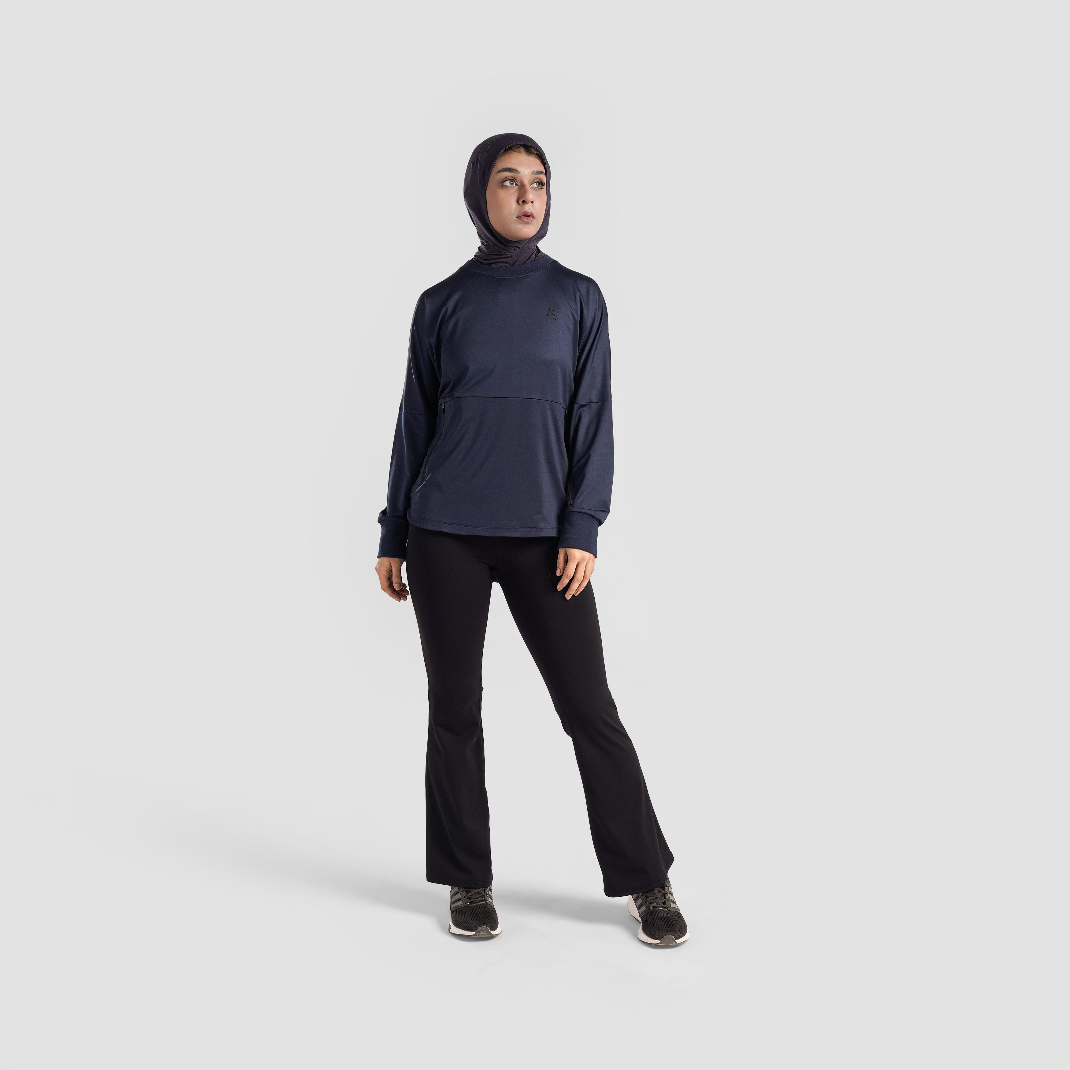 Motion Flow Long Top (Navy)