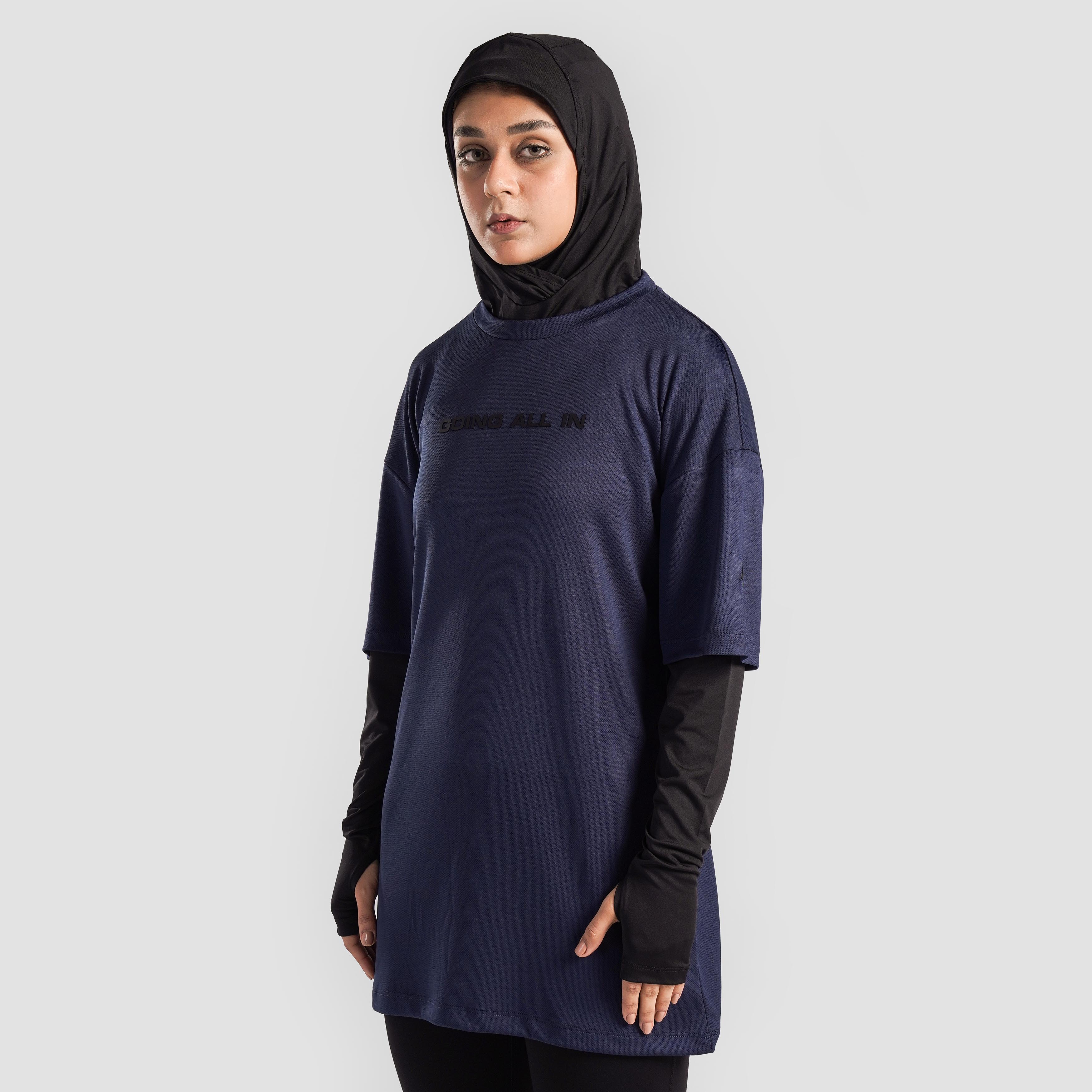 Veiled Velocity Top (Navy)