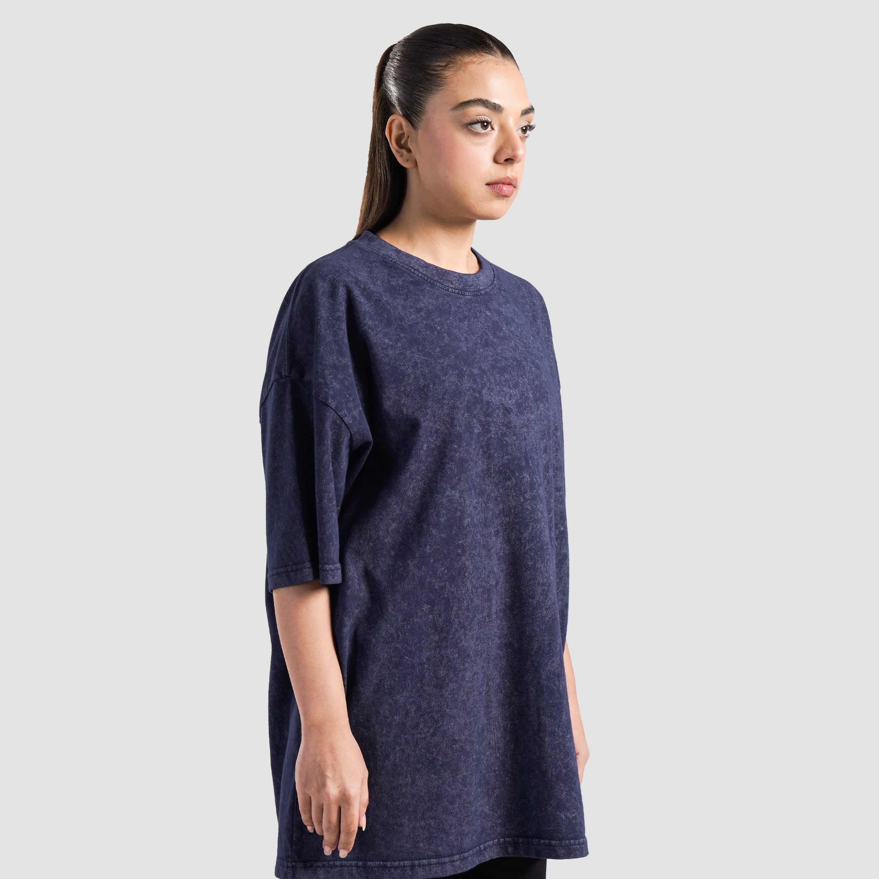 Core Stone Wash Tee (Navy)