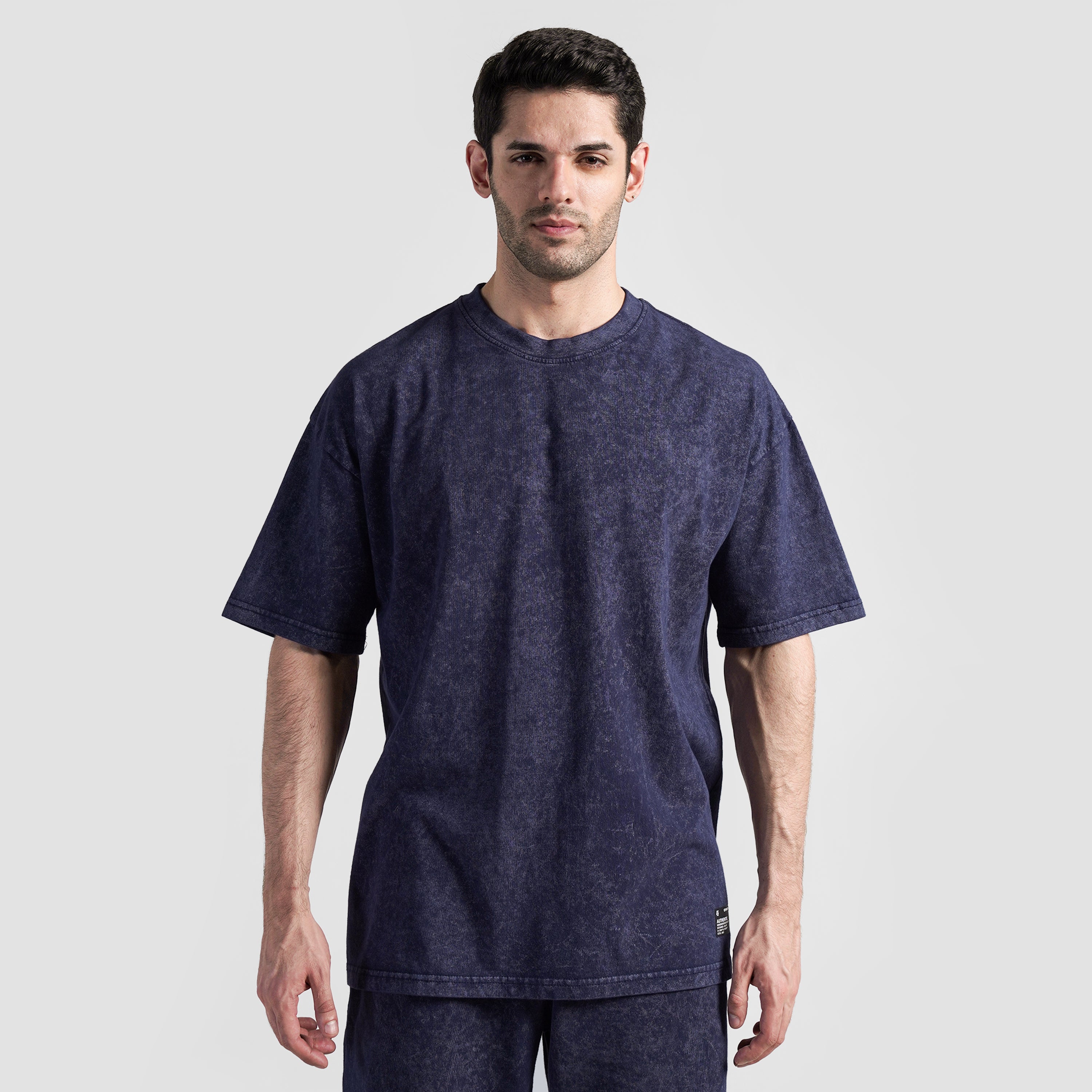 Core Stone Wash Tee (Navy)