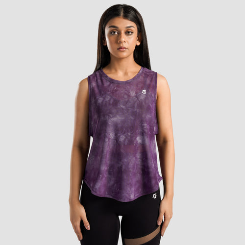 Vital Mesh Cover Up Top (Purple)