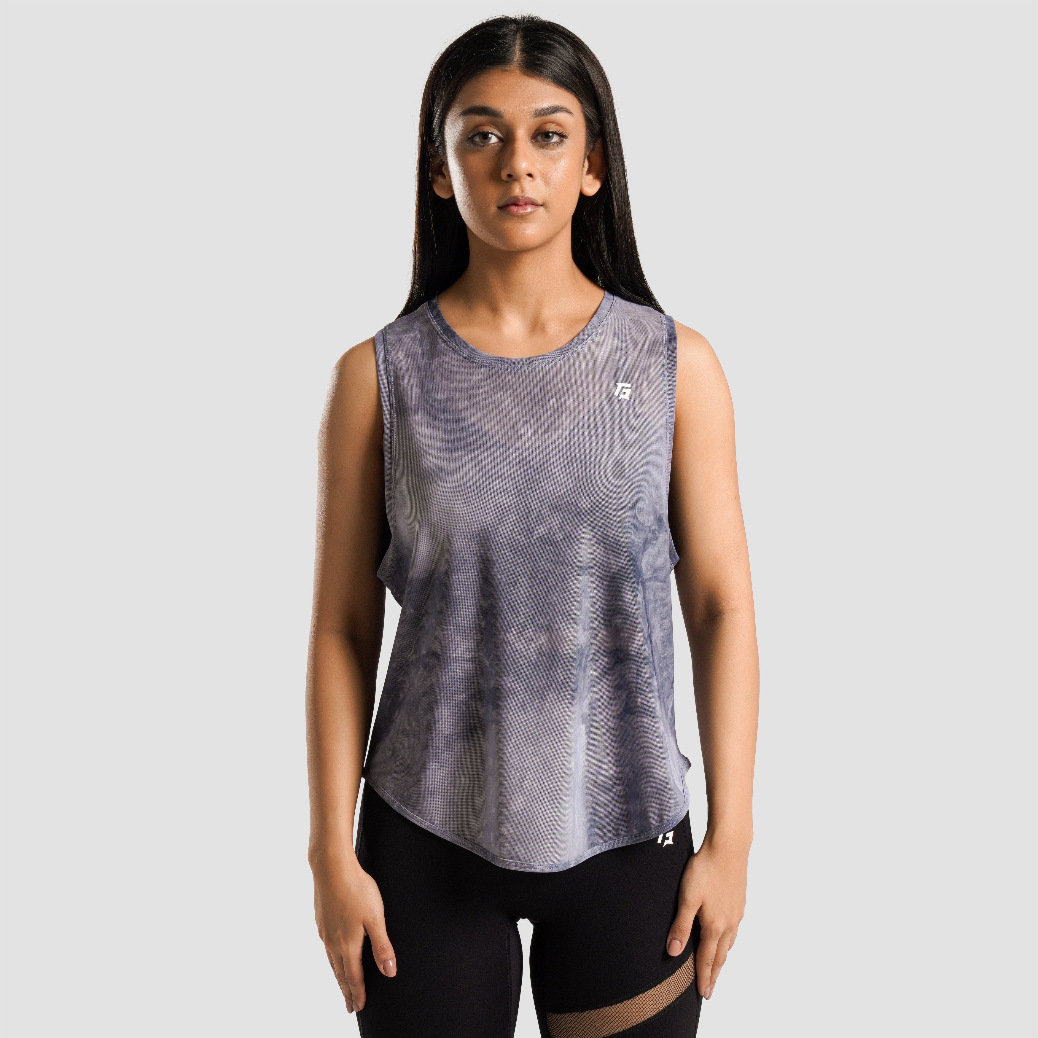 Vital Mesh Cover Up Top (Blue)