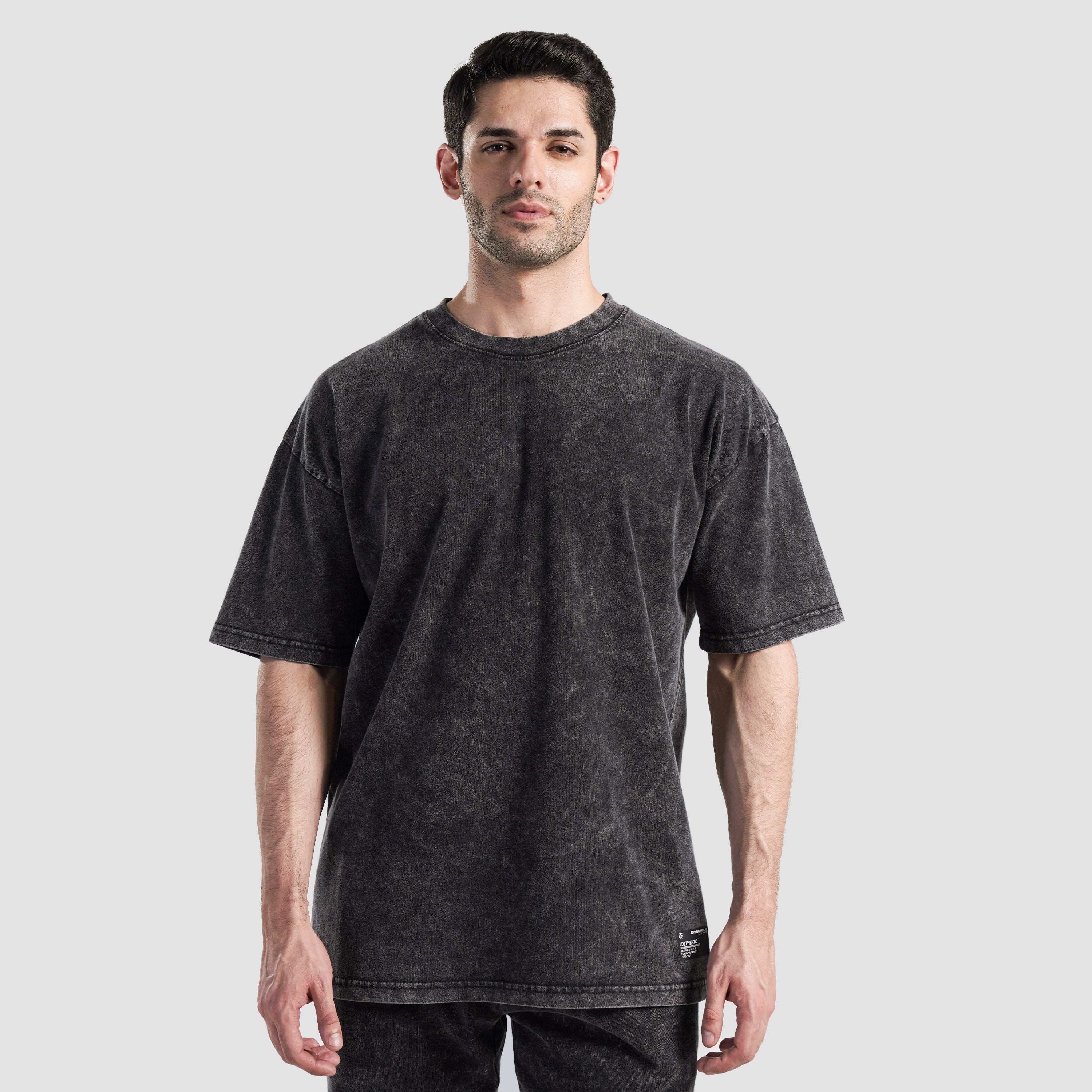 Core Stone Wash Tee (Black)