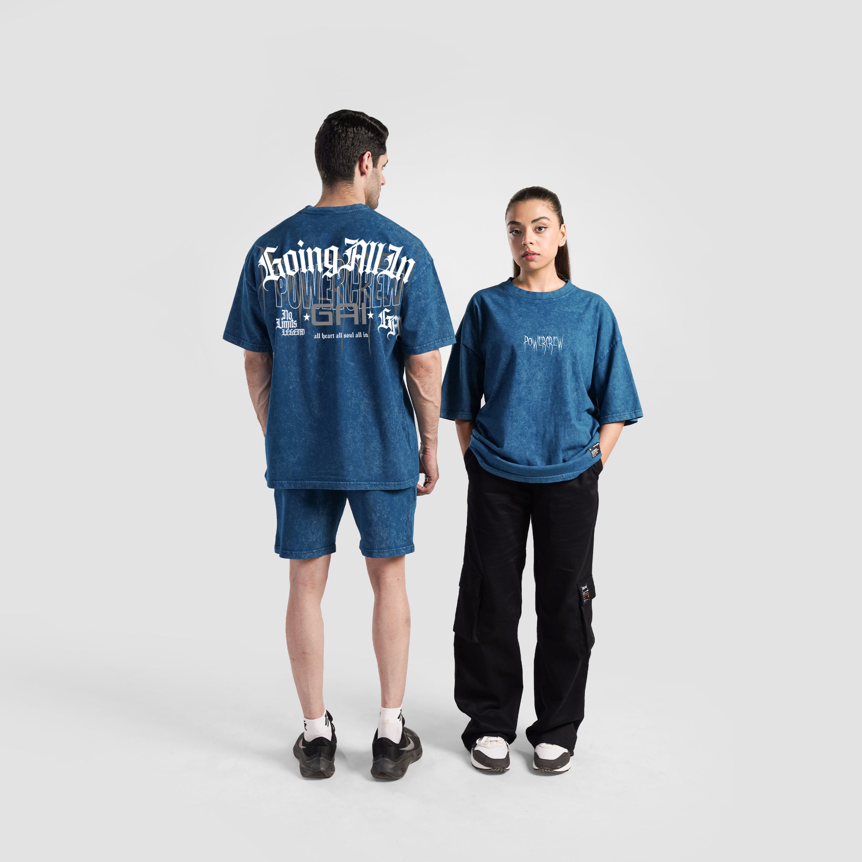 Core Stone Wash Tee 2.0 (Mid Blue)