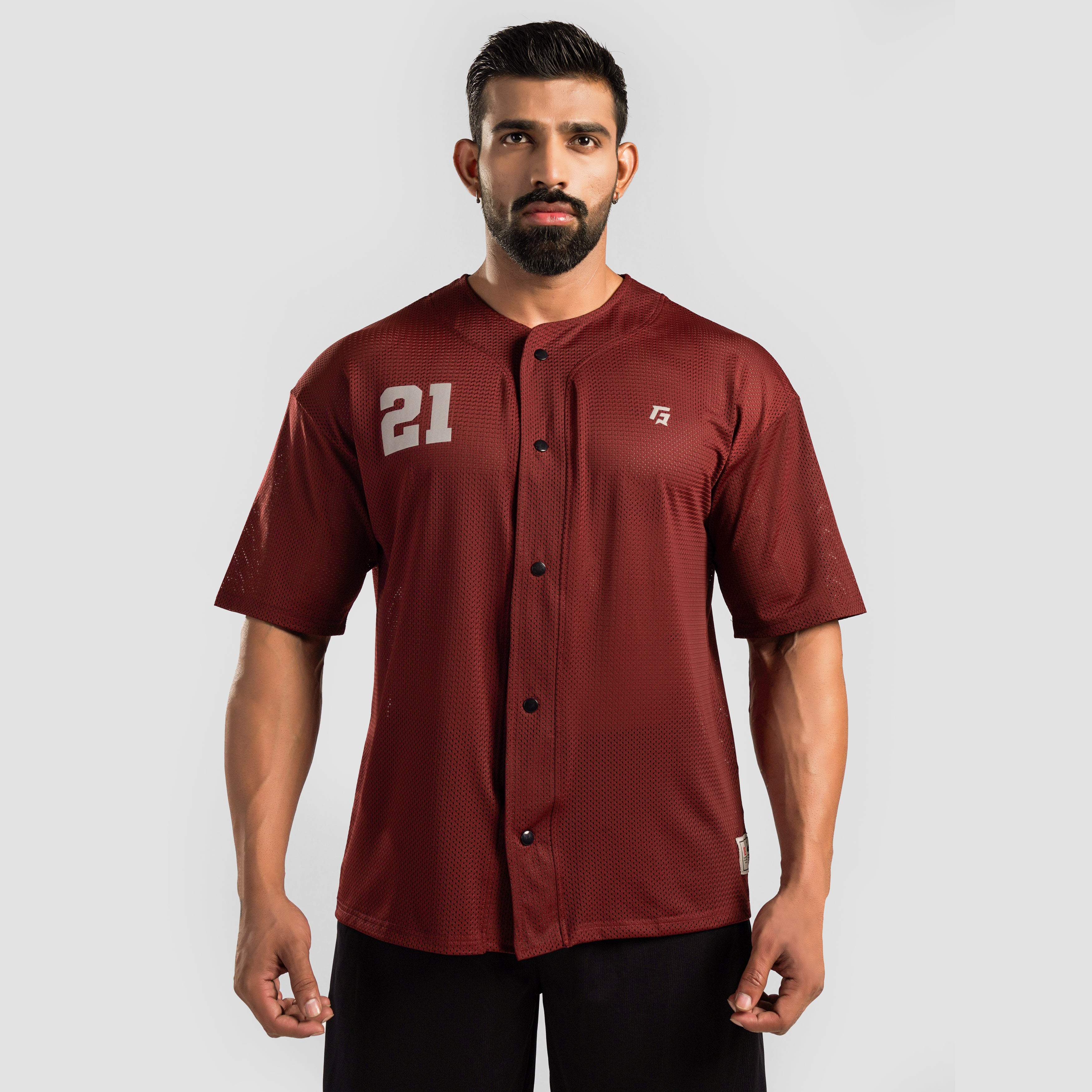 BaseBall Tee (Maroon)