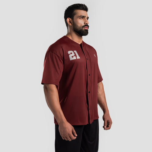 BaseBall Tee (Maroon)