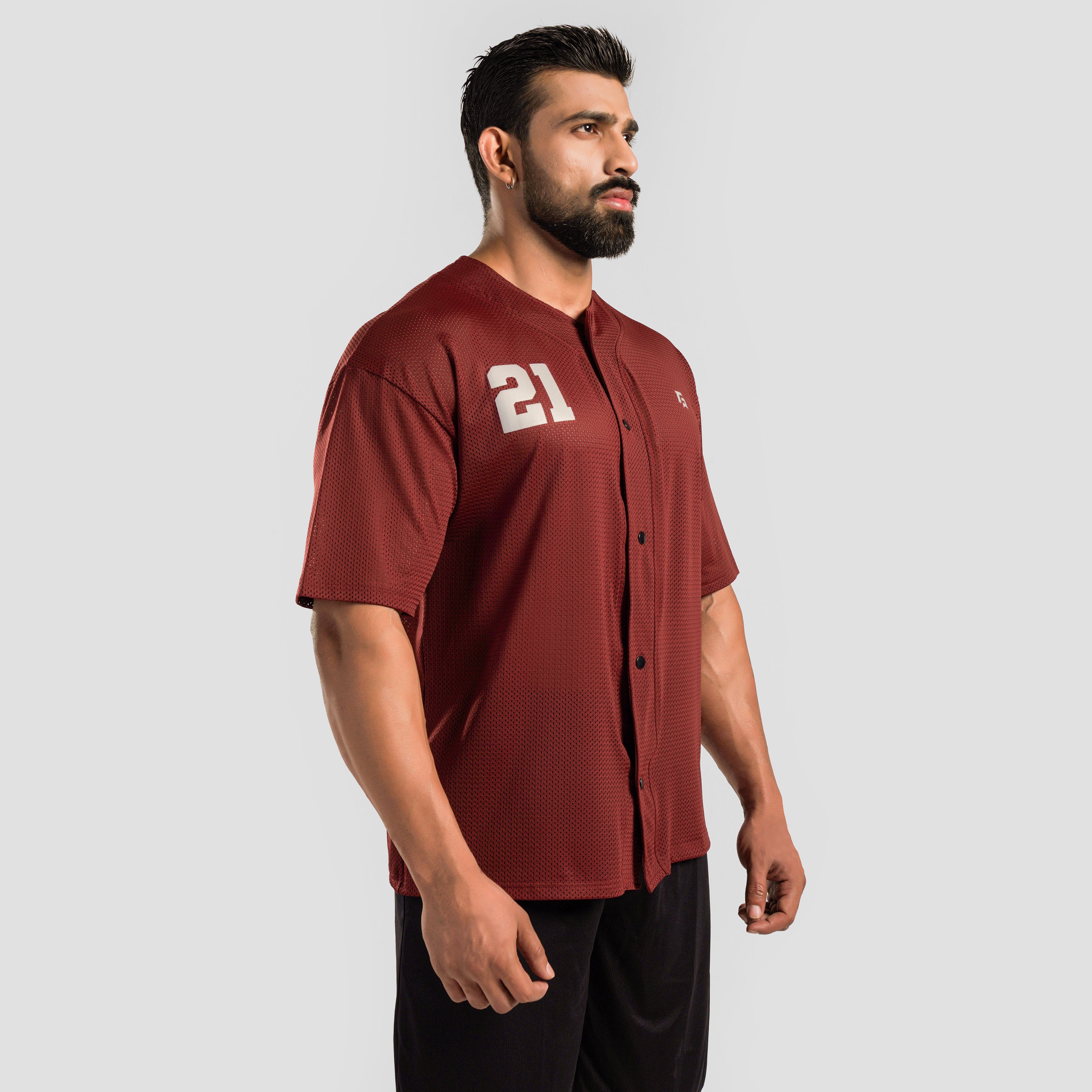 BaseBall Tee (Maroon)