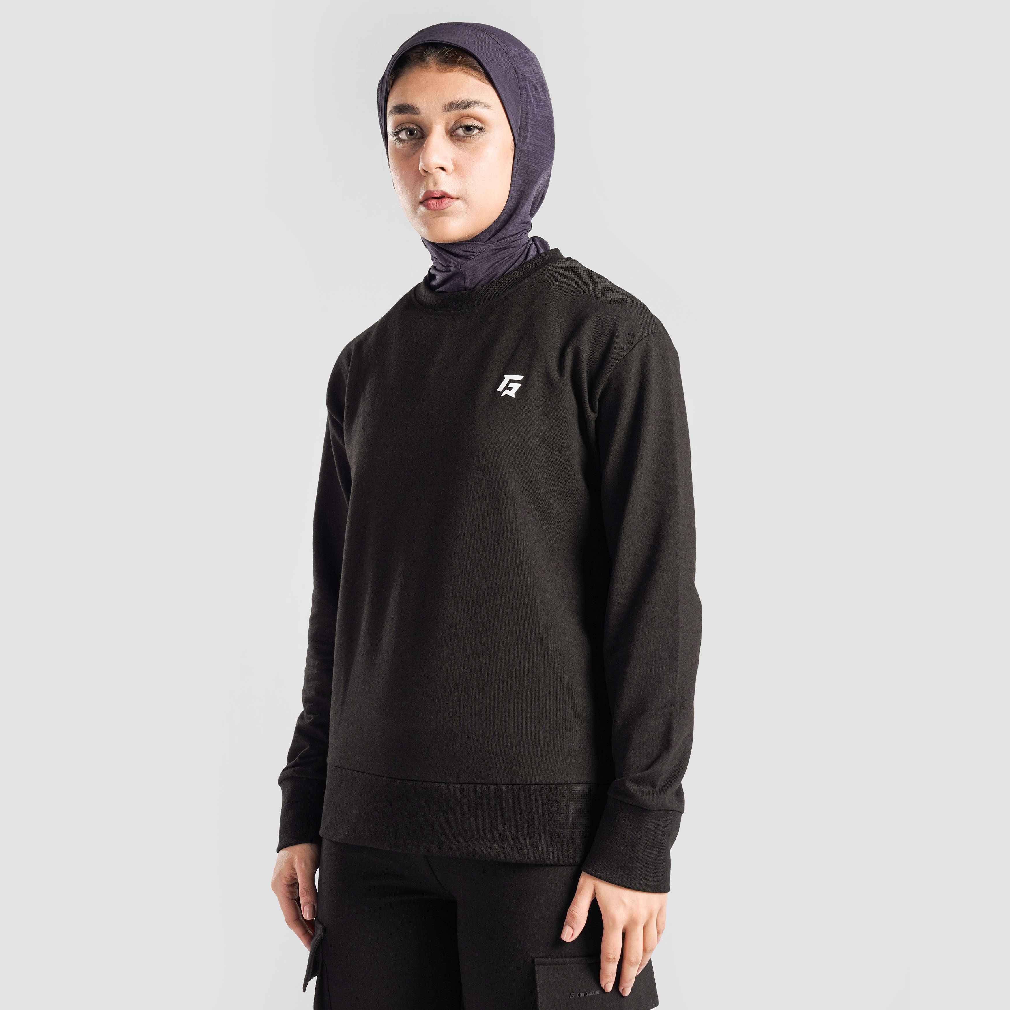 Side Zip Up Top (Black)