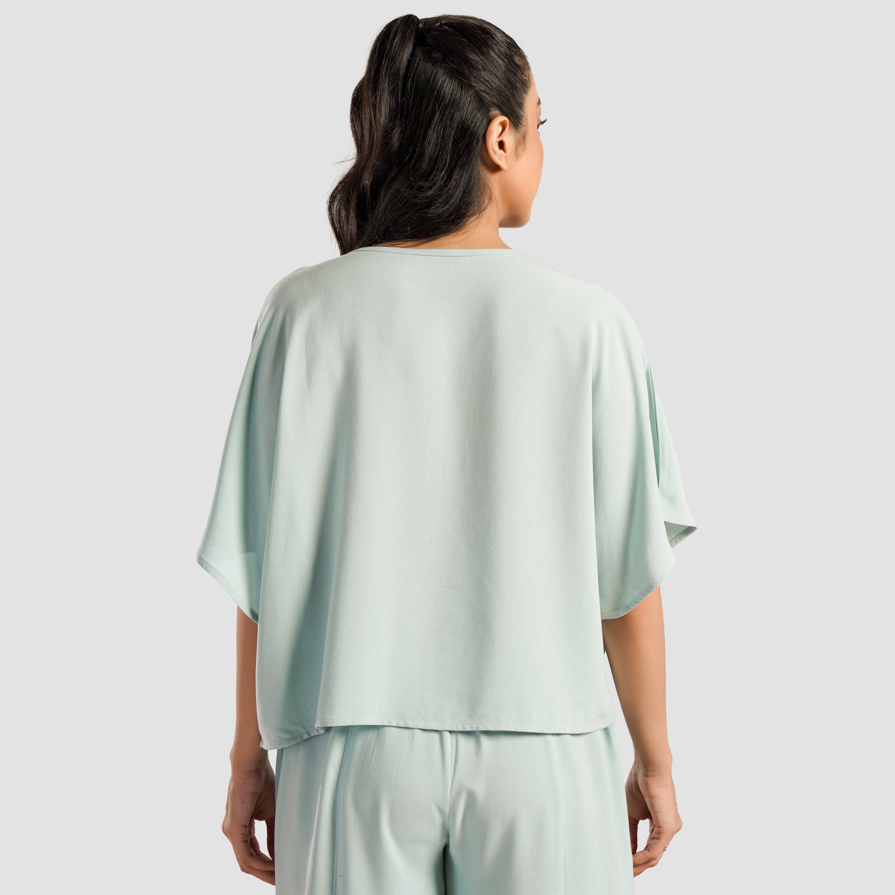 Yoga Woven Top (Mint)