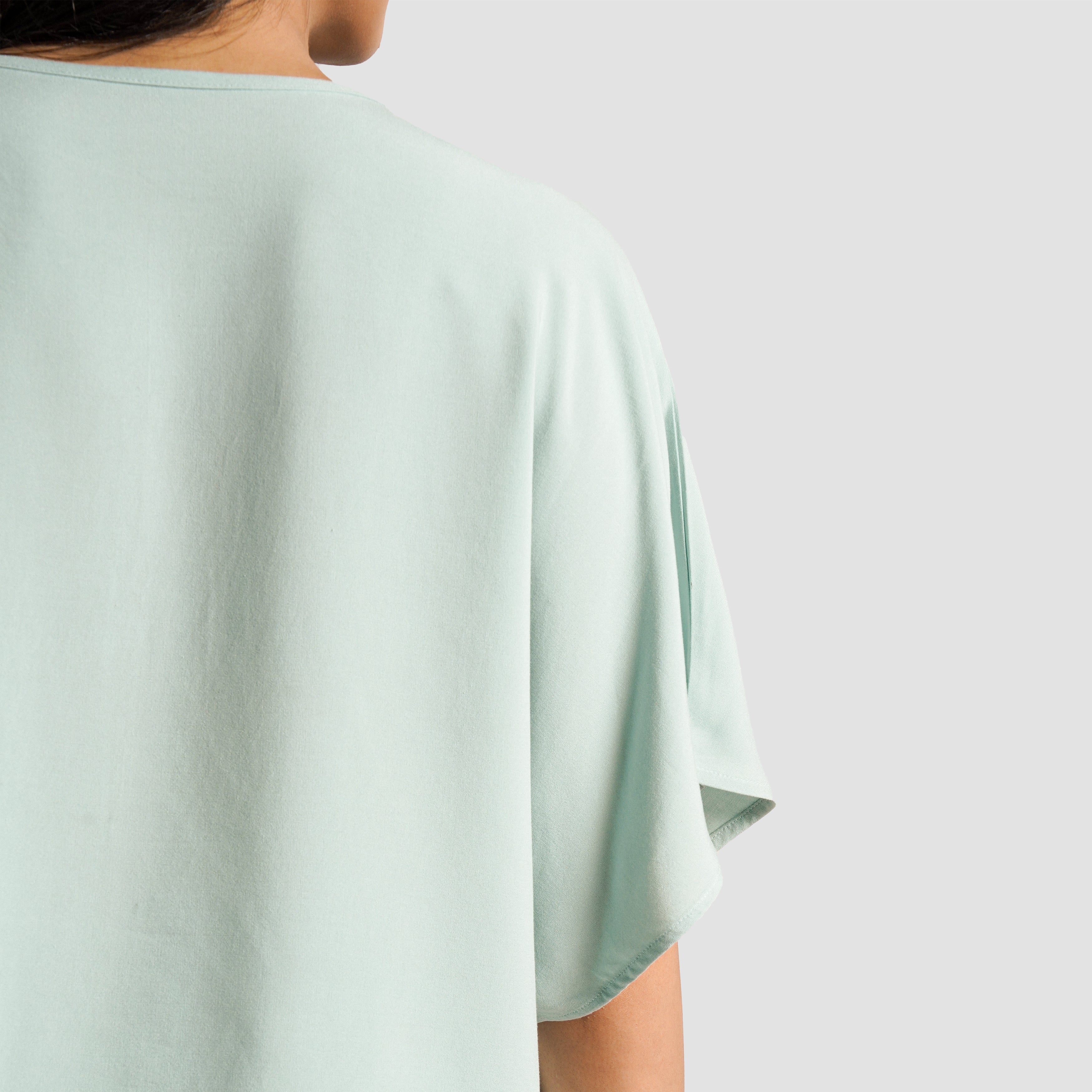 Yoga Woven Top (Mint)