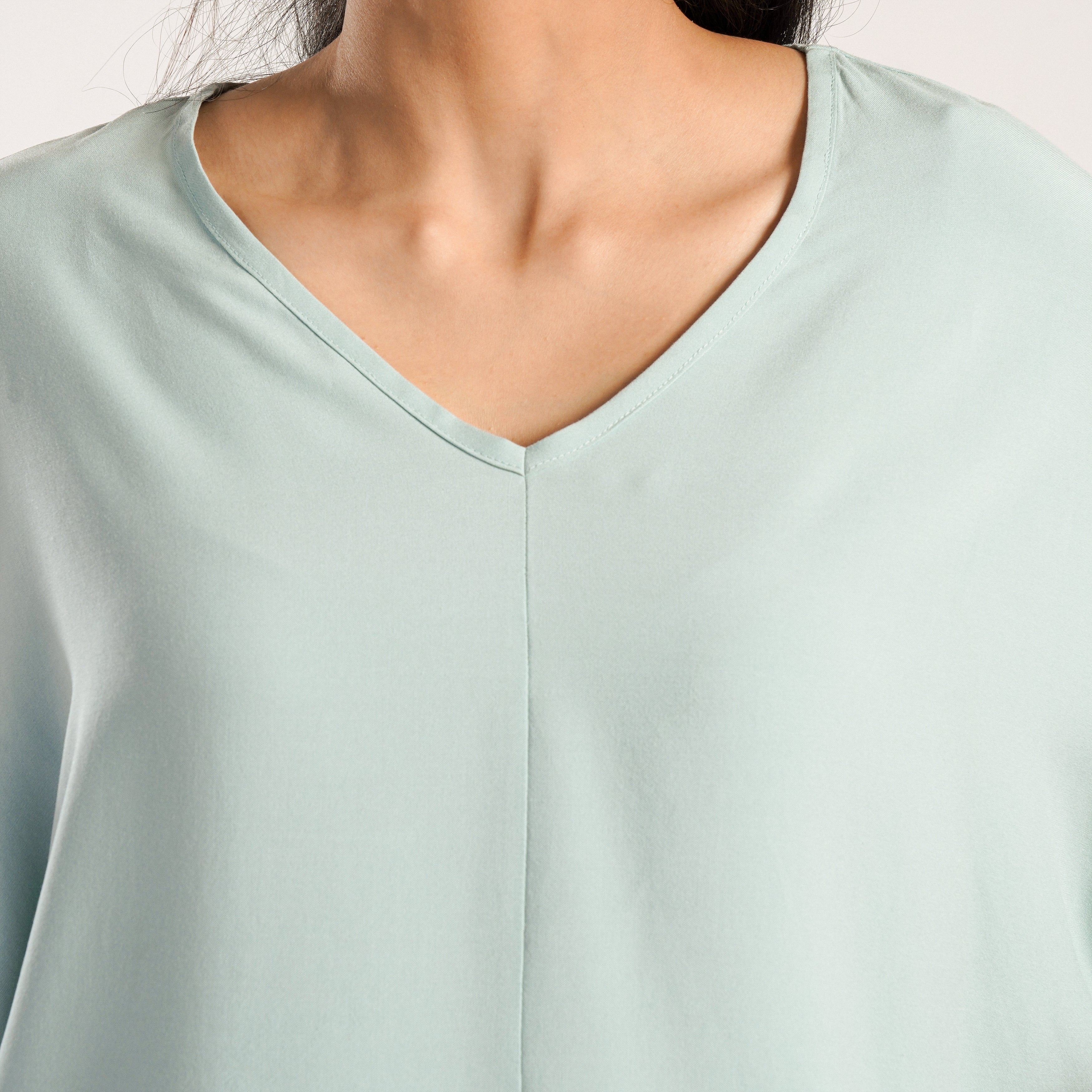 Yoga Woven Top (Mint)