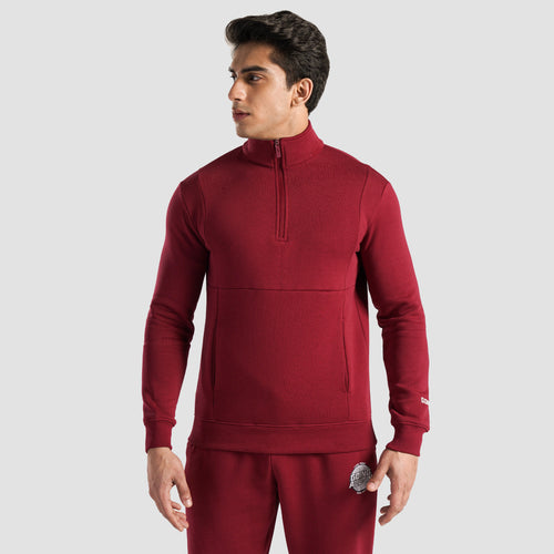 Dusk 1/4 Zipper (Maroon)