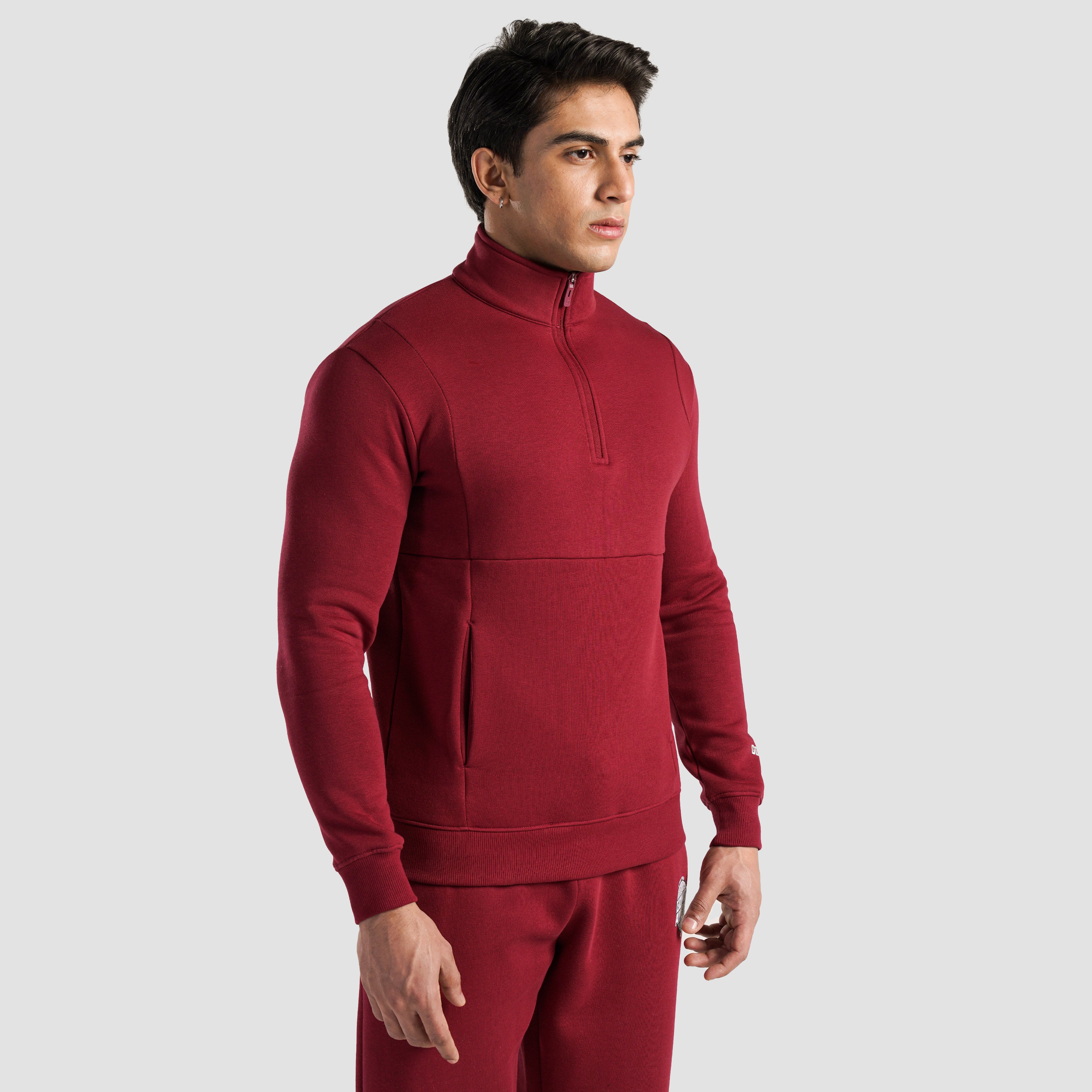 Dusk 1/4 Zipper (Maroon)