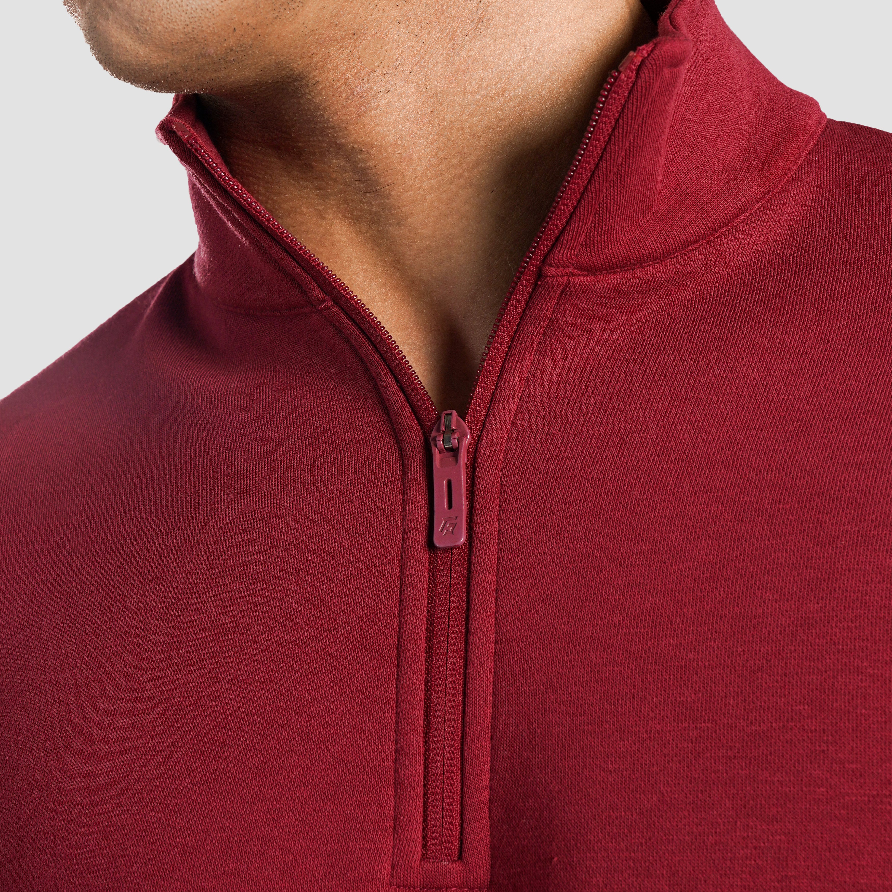 Dusk 1/4 Zipper (Maroon)