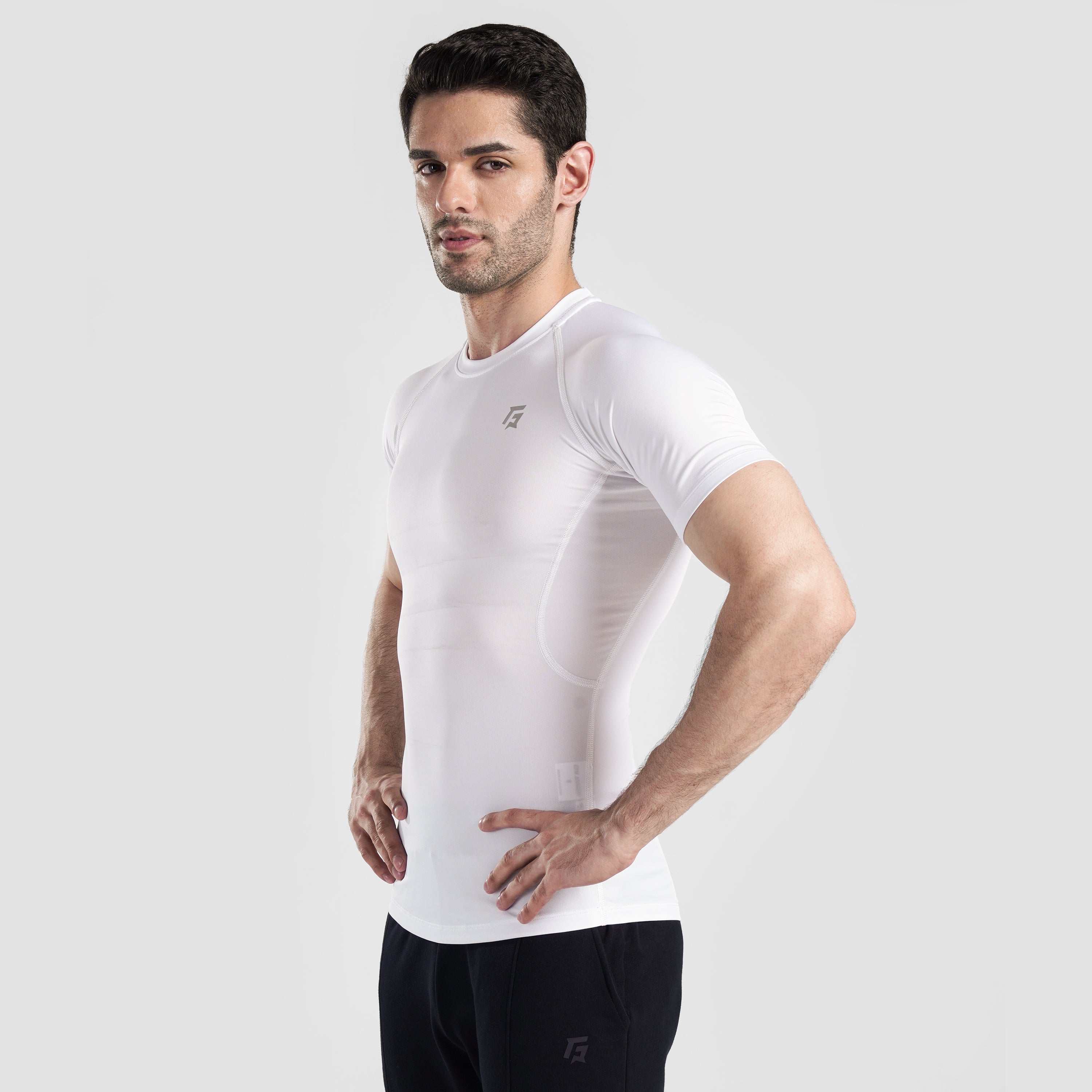 GA Compression Short Sleeves (White)