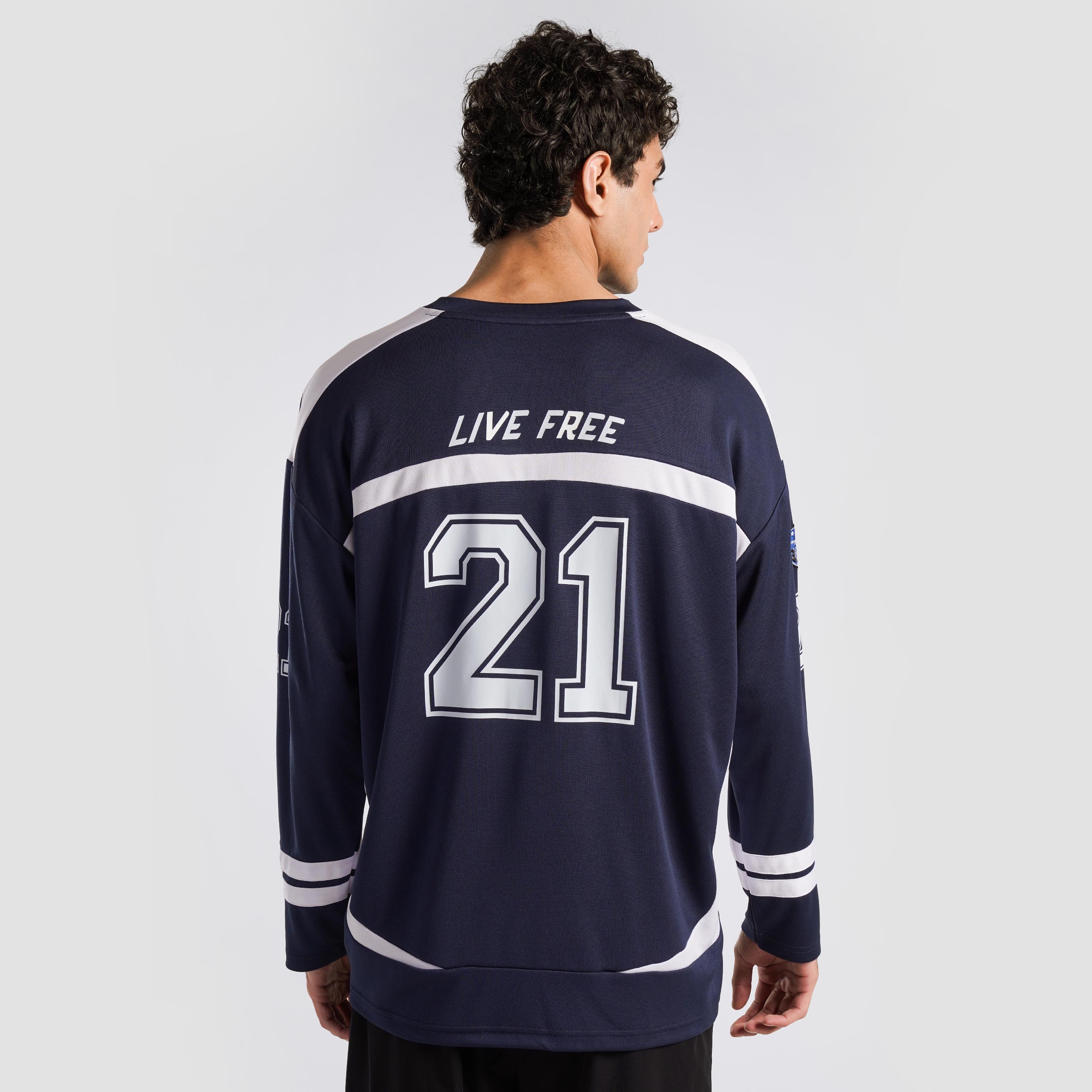 Striker Full Sleeves Jersey (Navy)