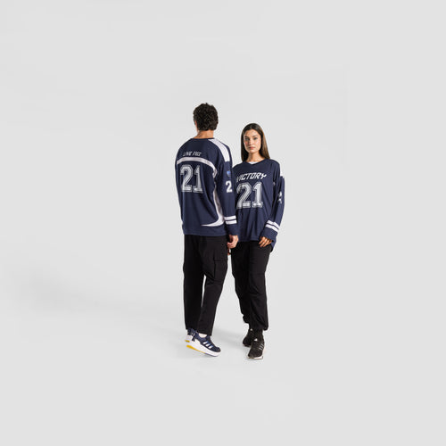 Striker Full Sleeves Jersey (Navy)