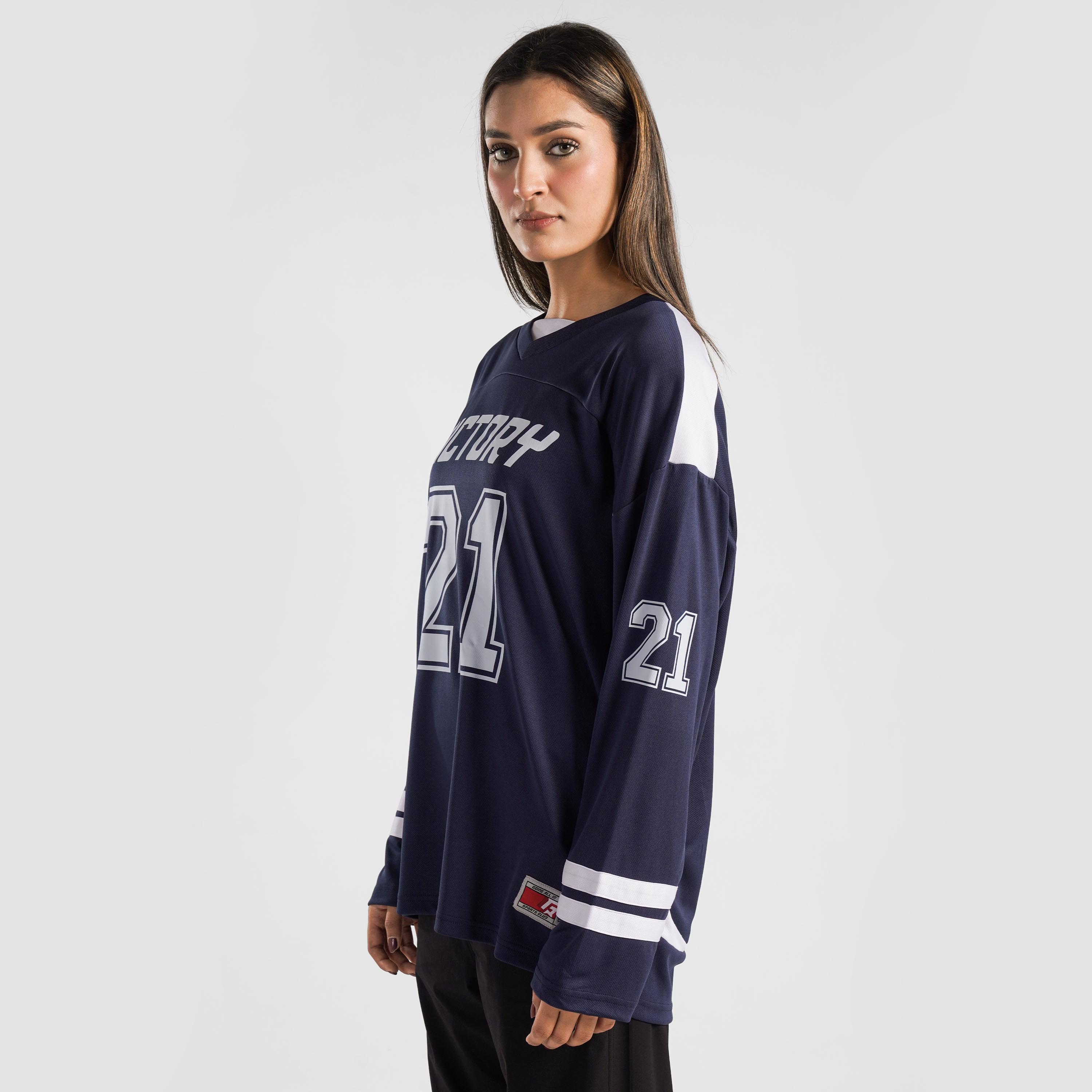 Striker Full Sleeves Jersey (Navy)