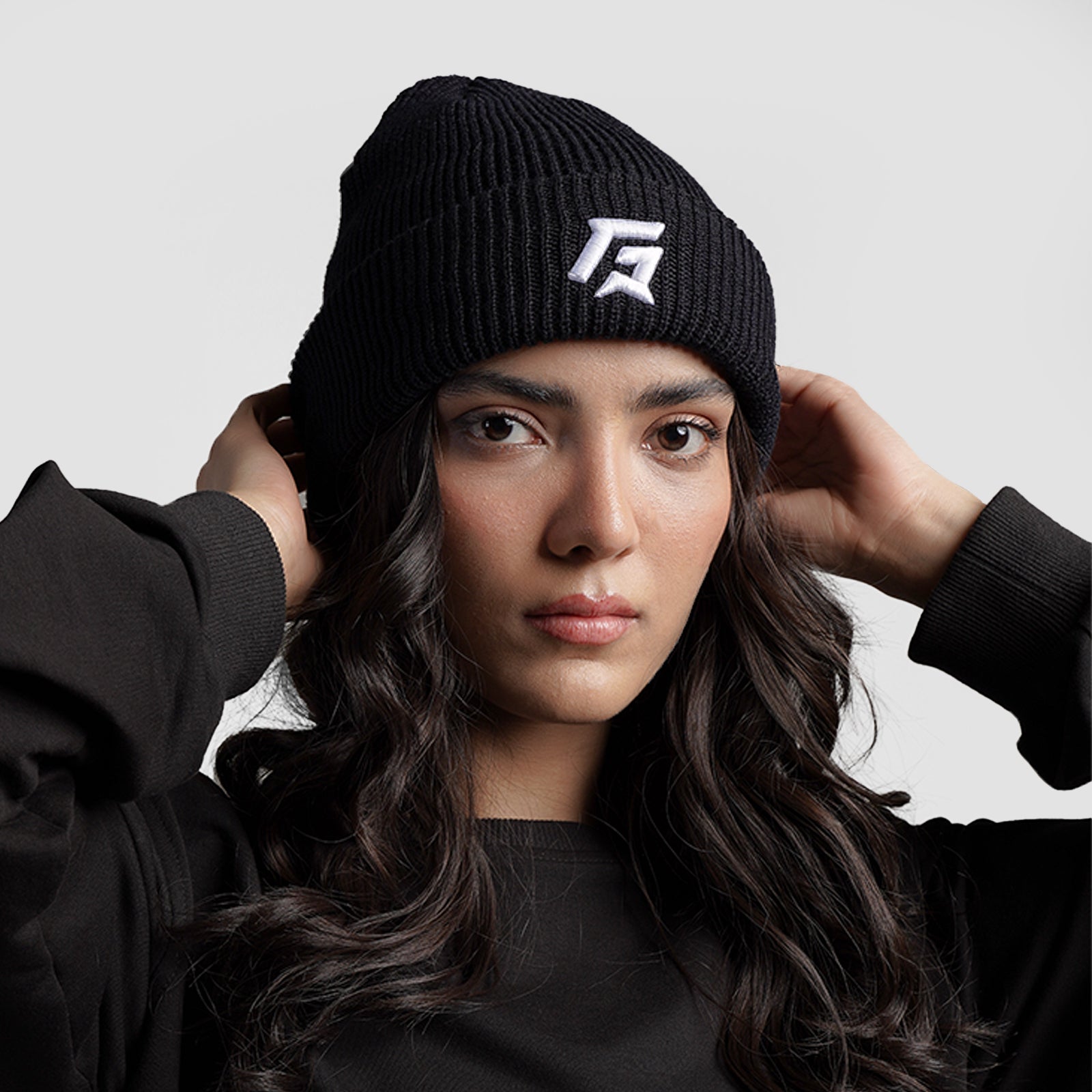 GA Plush Beanie (Black)