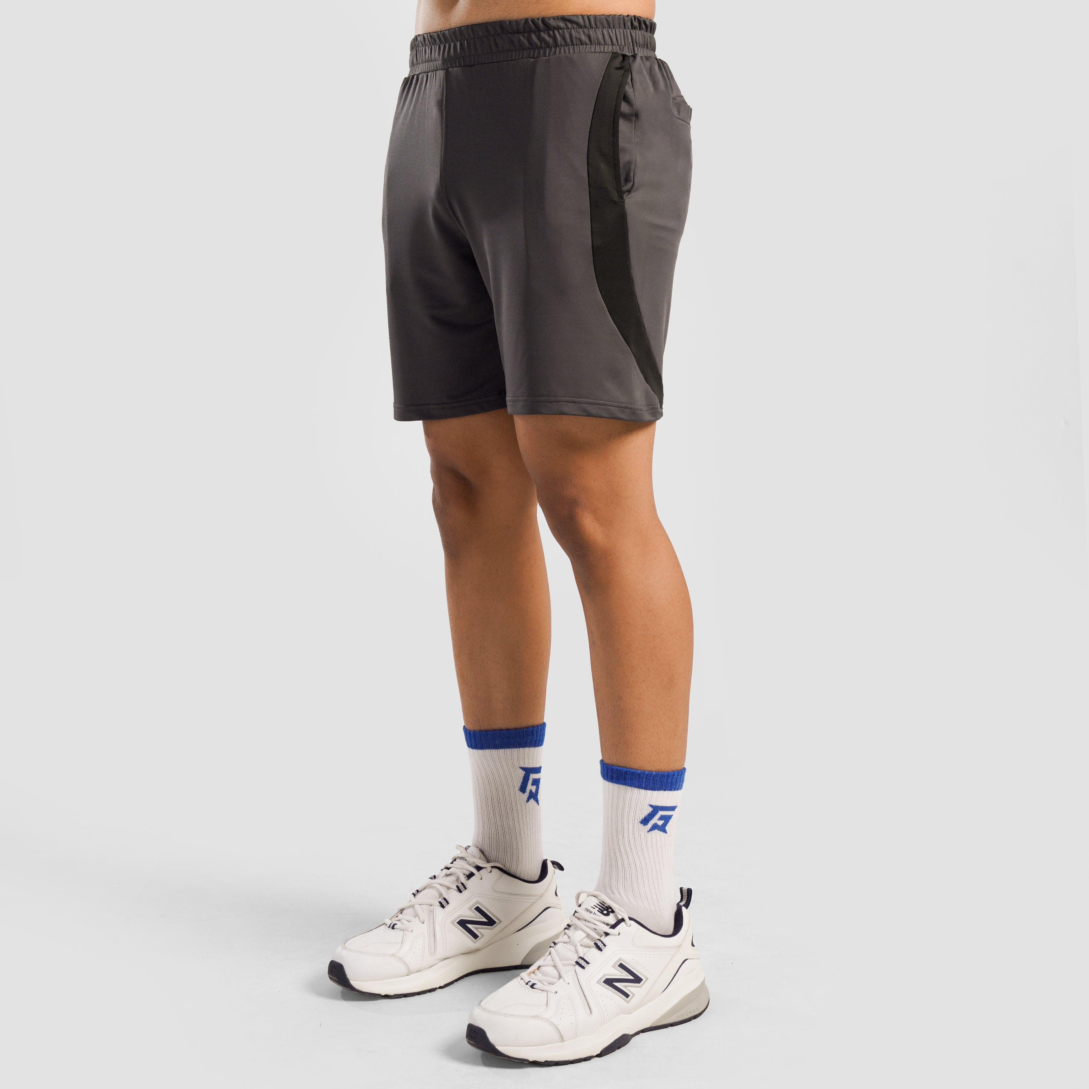 Vortex Stripe Shorts (Grey)