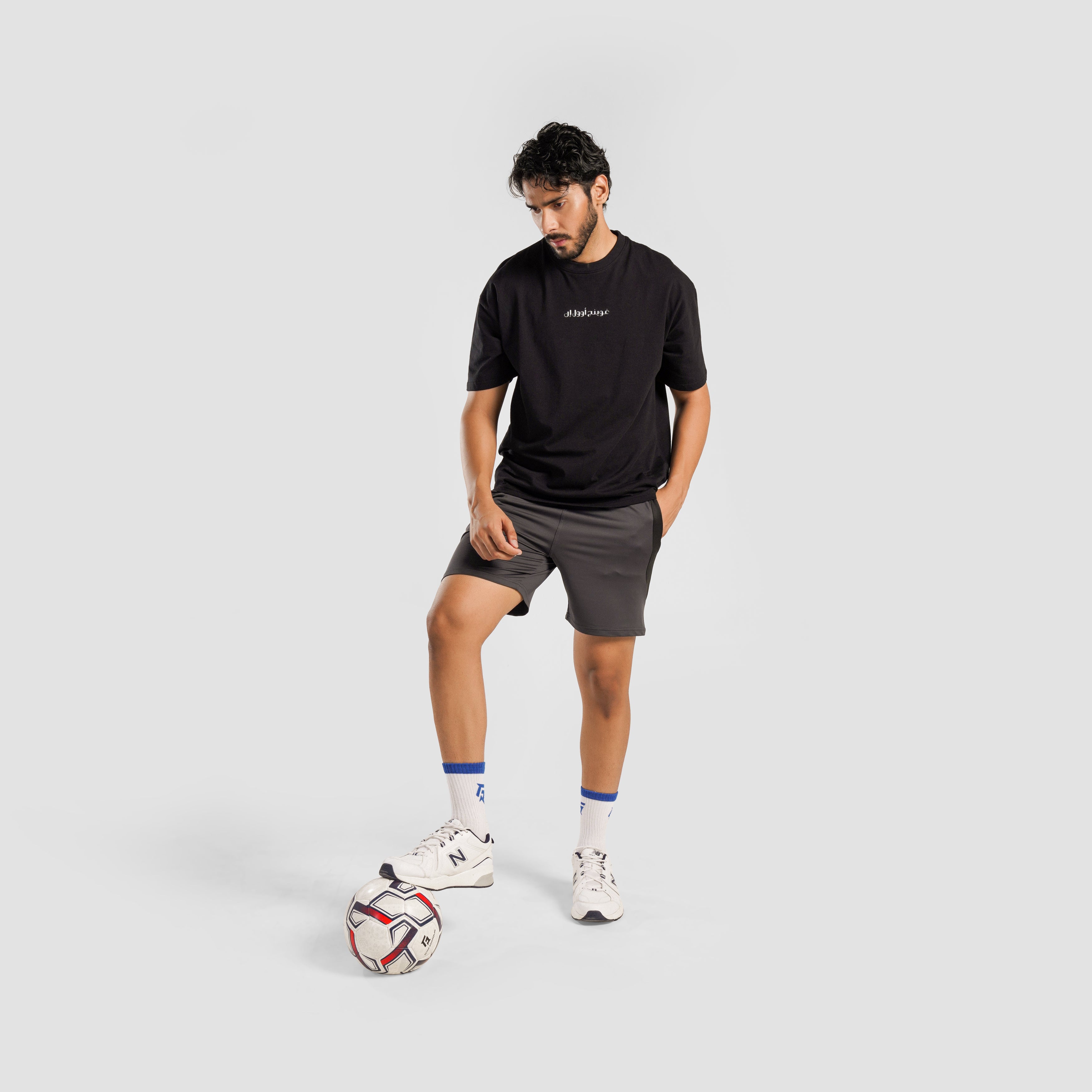 Vortex Stripe Shorts (Grey)