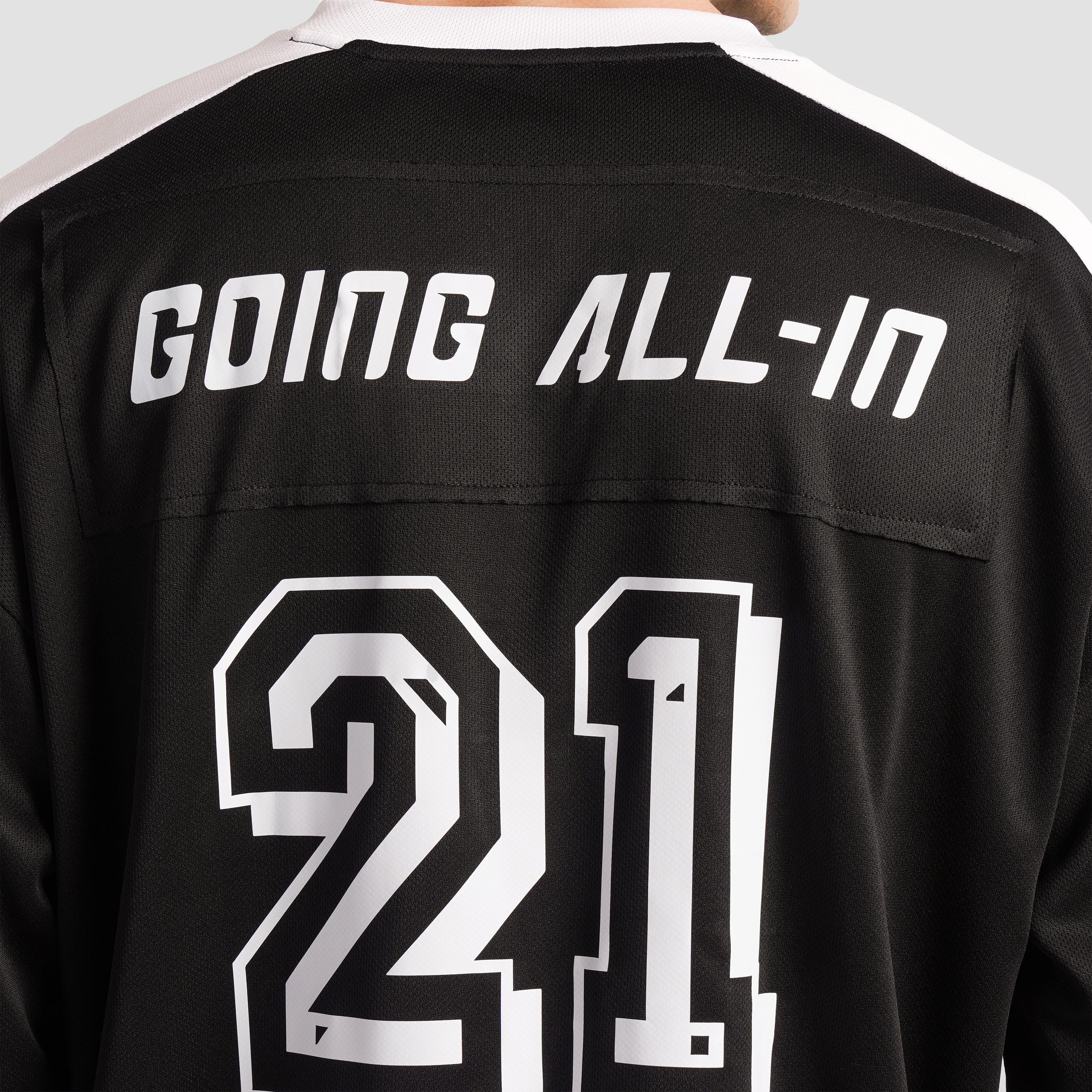 Goal Bound Full Sleeves Jersey (Black)