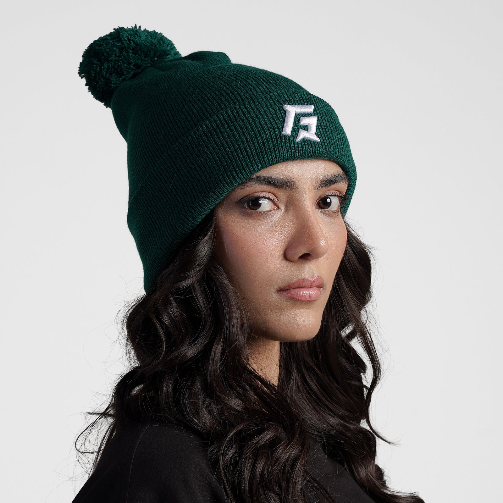 GA Pom Beanie (Green)